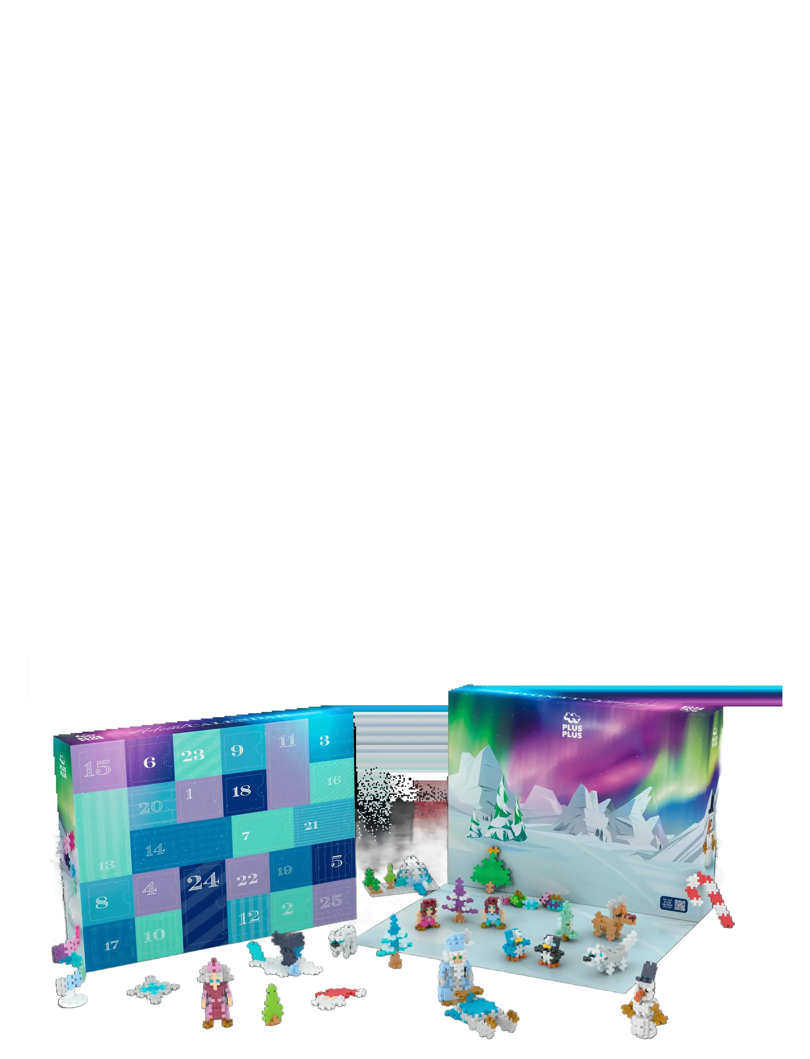 Plus-Plus Plus-Plus Advent Calendar - Santa's Northern Lights Adventure - Zwischen 30 und 50€ - MIX / multi
