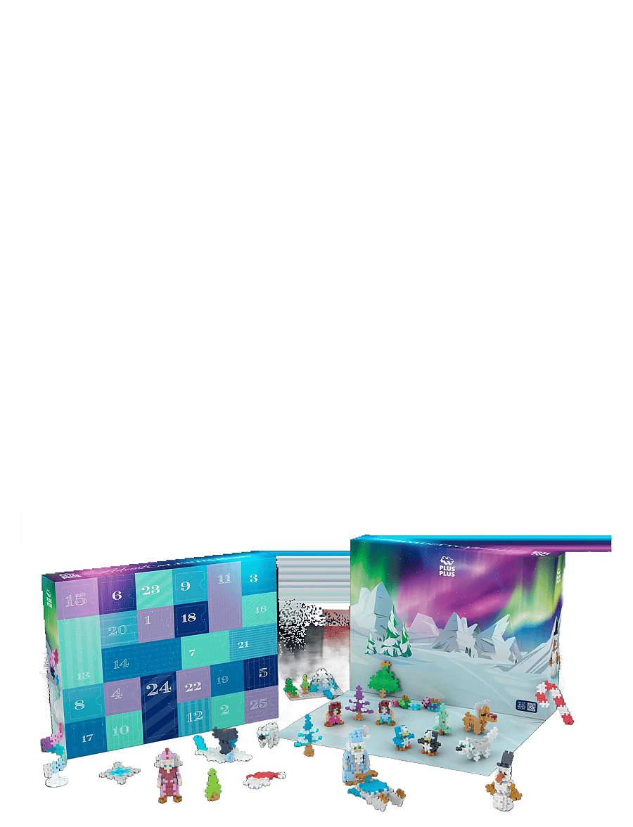 Plus-Plus - Plus-Plus Advent Calendar - Santa's Northern Lights Adventure - mix - 1