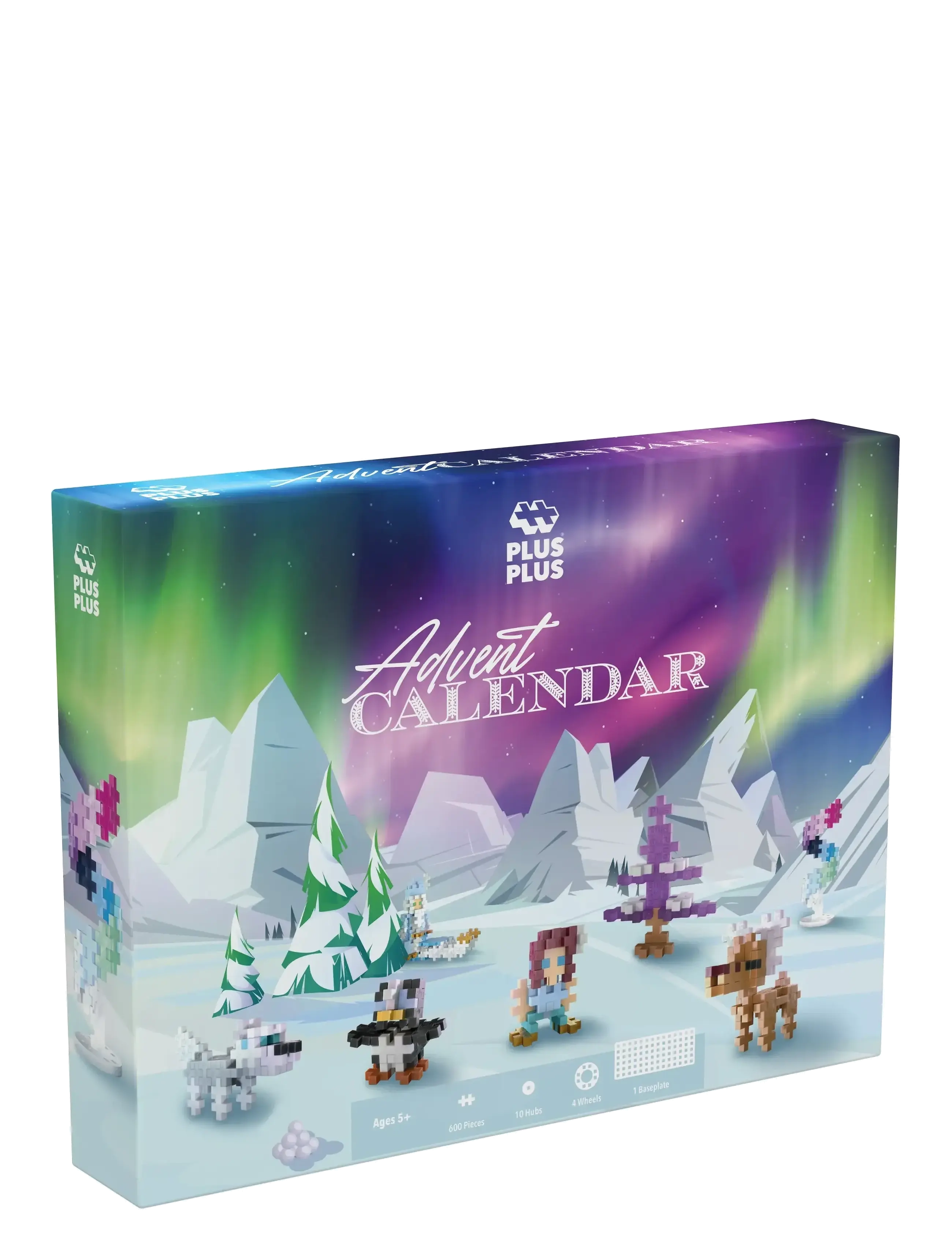 Plus-Plus - Plus-Plus Advent Calendar - Santa's Northern Lights Adventure - mix - 2