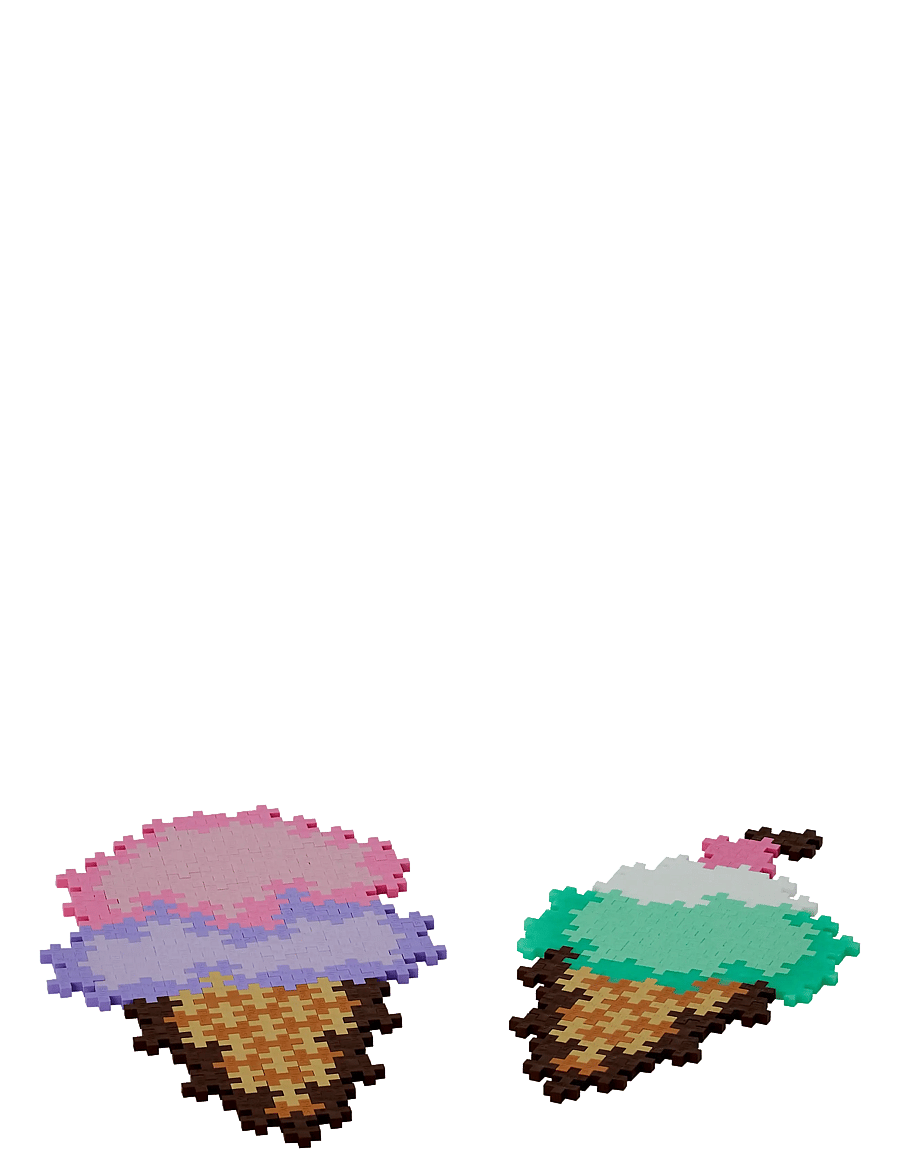 Plus-Plus - Plus-Plus Puzzle By Number Ice Cream Cones 250pcs - baukästen - mix - 4