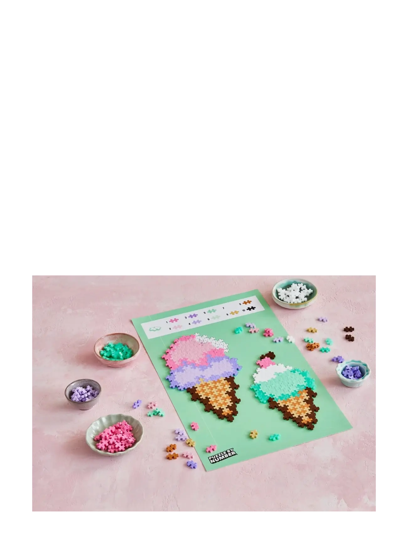 Plus-Plus - Plus-Plus Puzzle By Number Ice Cream Cones 250pcs - baukästen - mix - 5