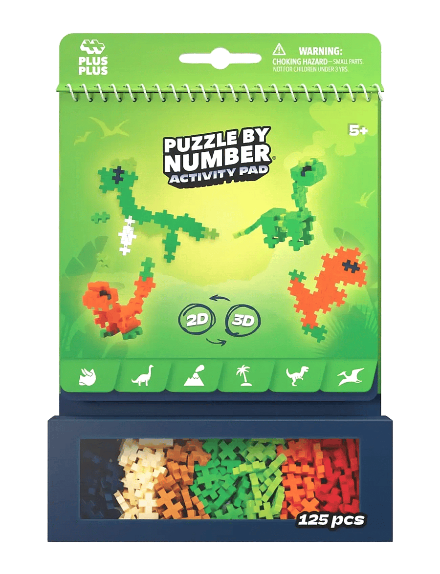 Plus-Plus - Plus-Plus Activity Pad – Dinosaurs - bausteine - mix - 3