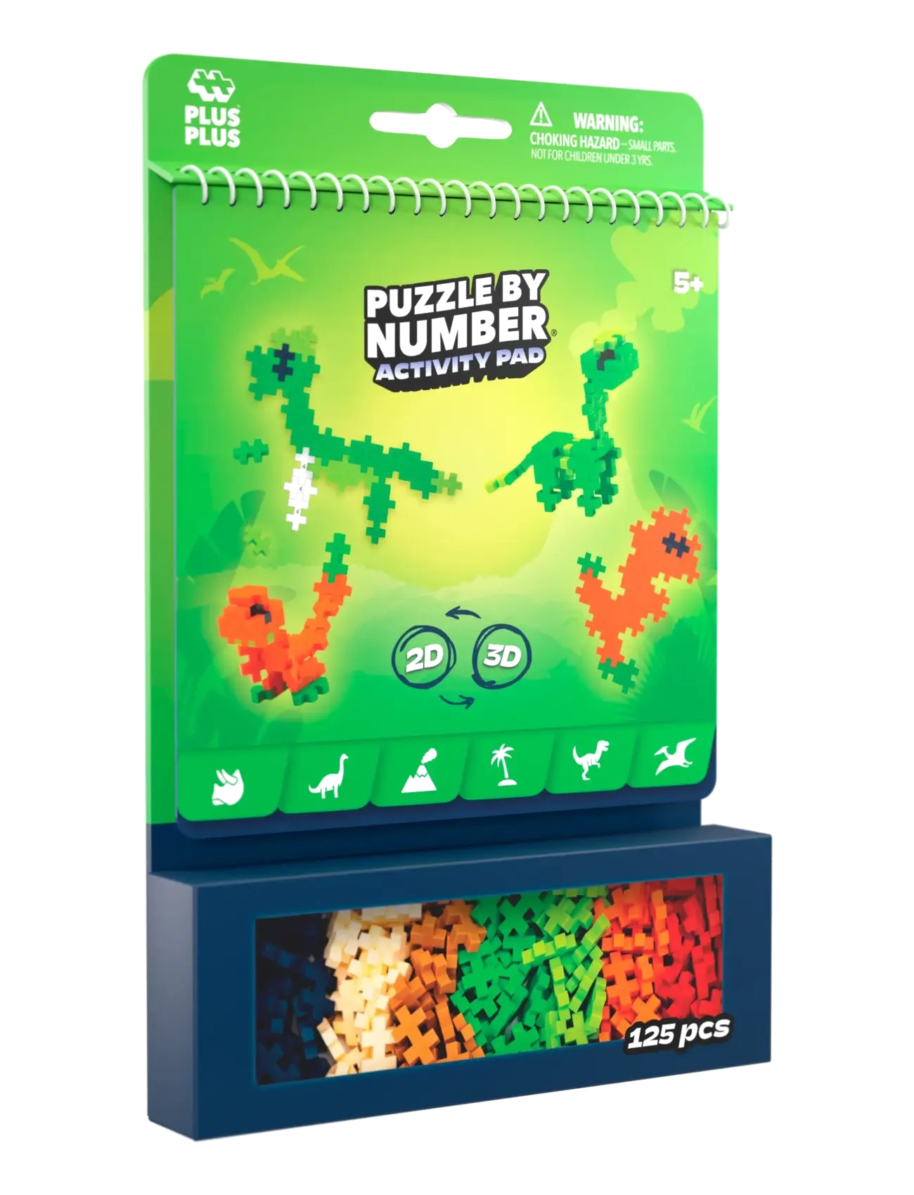Plus-Plus - Plus-Plus Activity Pad – Dinosaurs - mix - 4