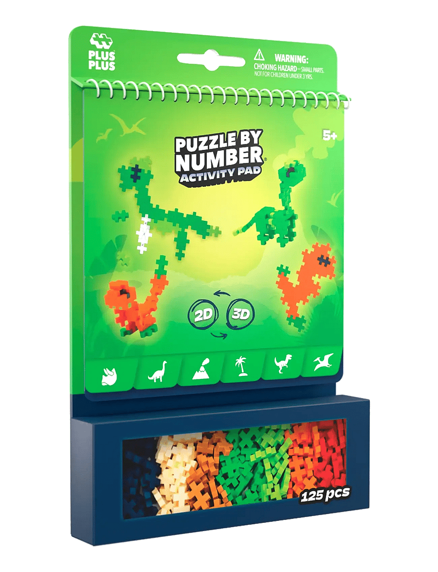 Plus-Plus - Plus-Plus Activity Pad – Dinosaurs - bausteine - mix - 4