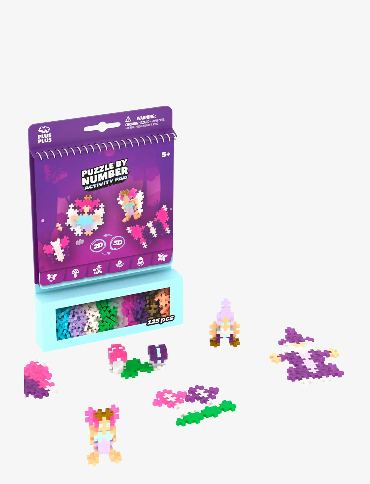 Plus-Plus - Plus-Plus Activity Pad – Enchanted forest - byggesæt - mix - 1