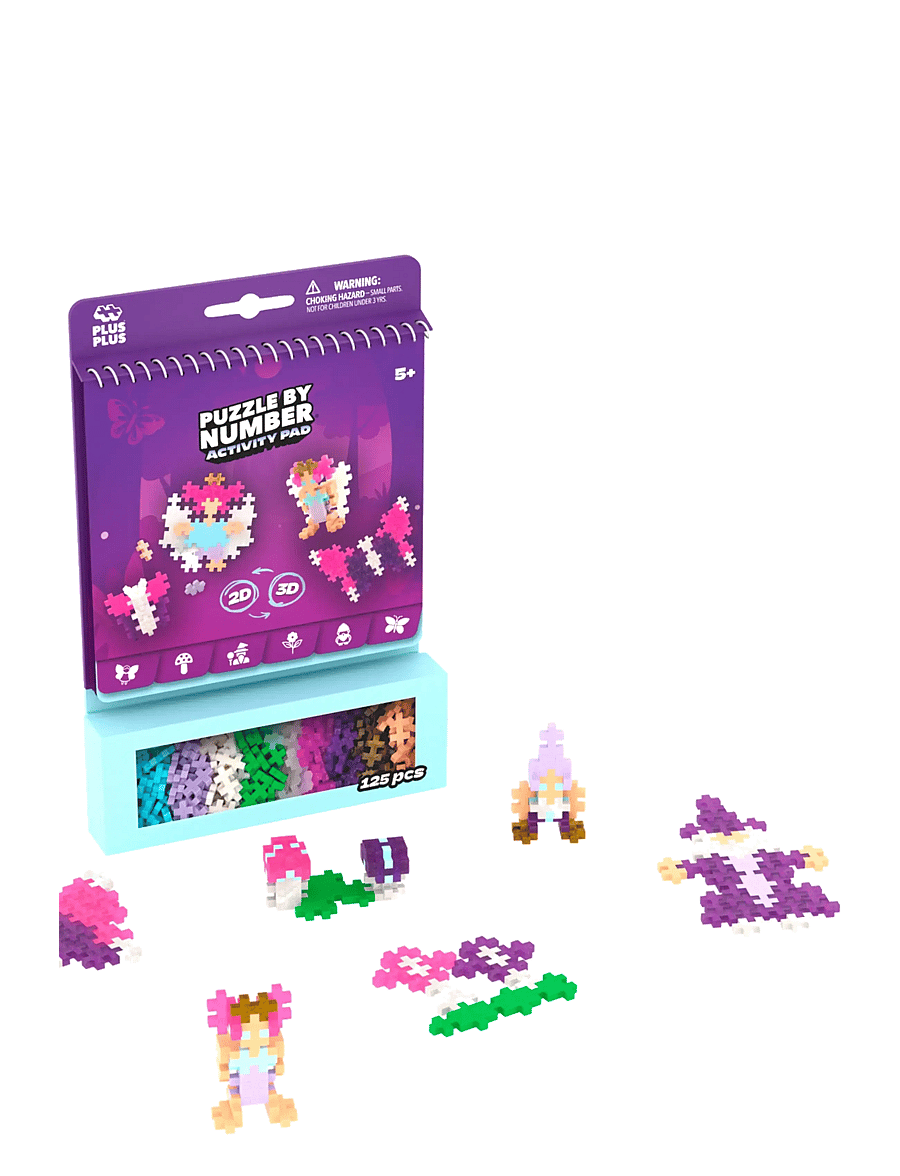Plus-Plus - Plus-Plus Activity Pad – Enchanted forest - byggsatser - mix - 1