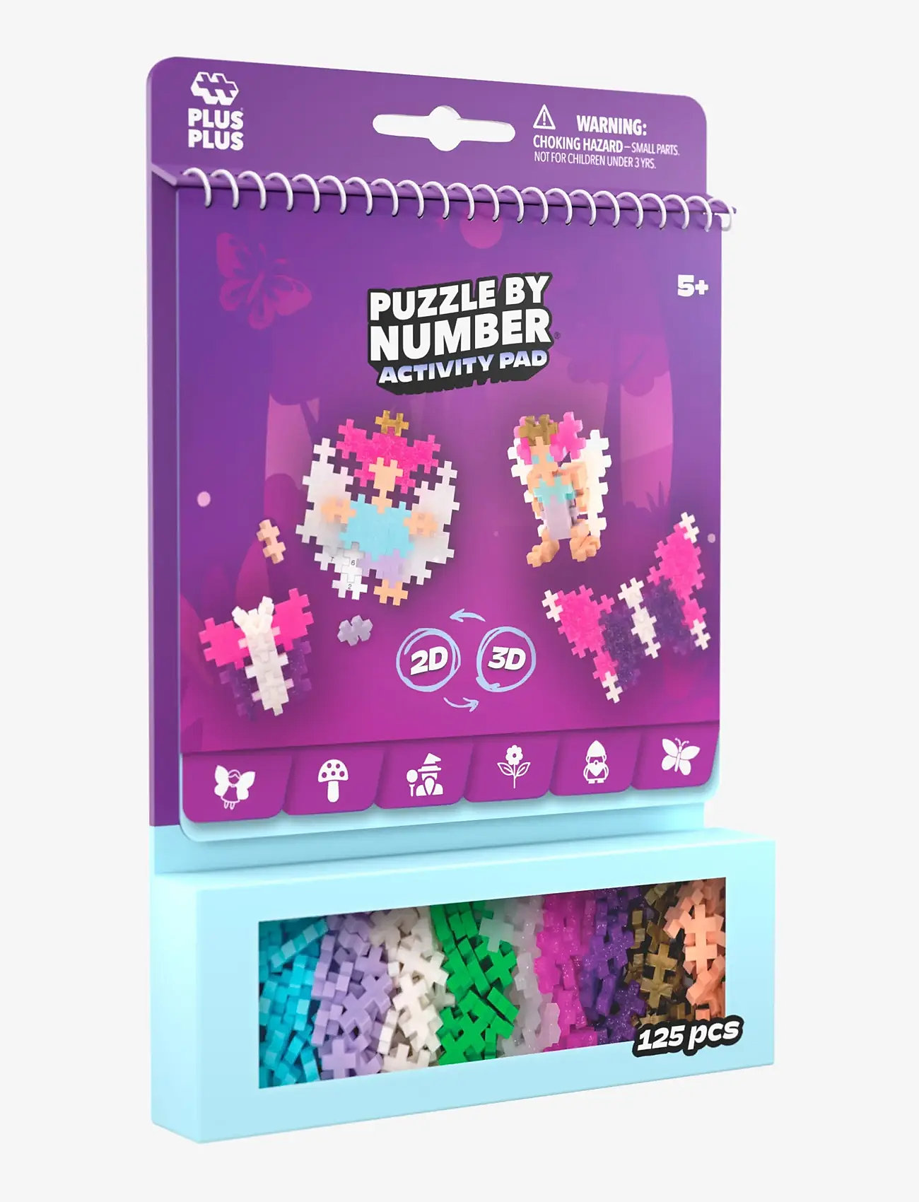 Plus-Plus - Plus-Plus Activity Pad – Enchanted forest - byggesæt - mix - 2