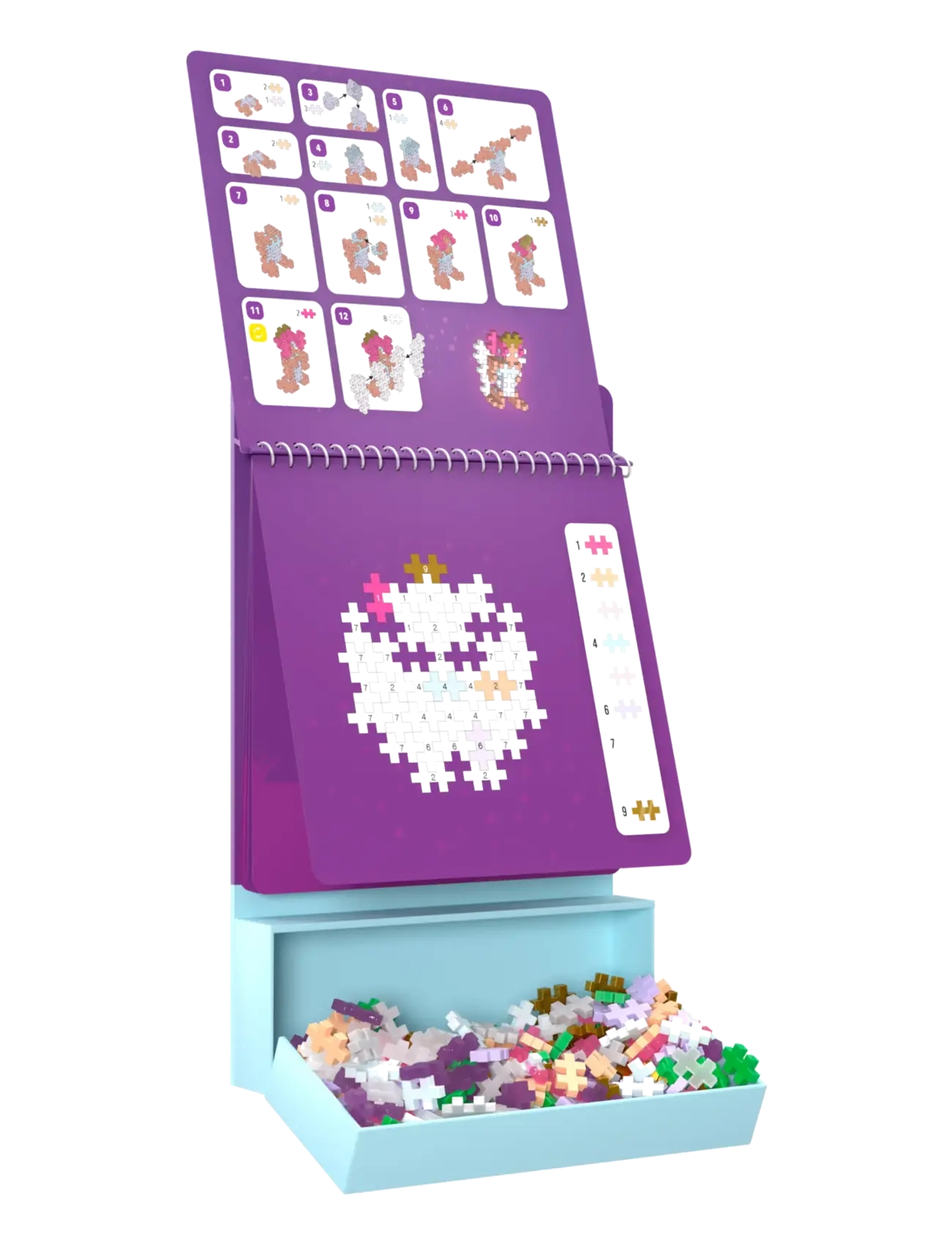 Plus-Plus - Plus-Plus Activity Pad – Enchanted forest - byggsatser - mix - 3
