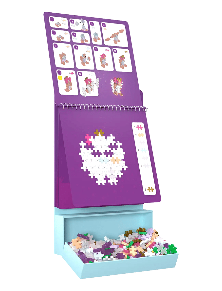 Plus-Plus - Plus-Plus Activity Pad – Enchanted forest - byggsatser - mix - 3