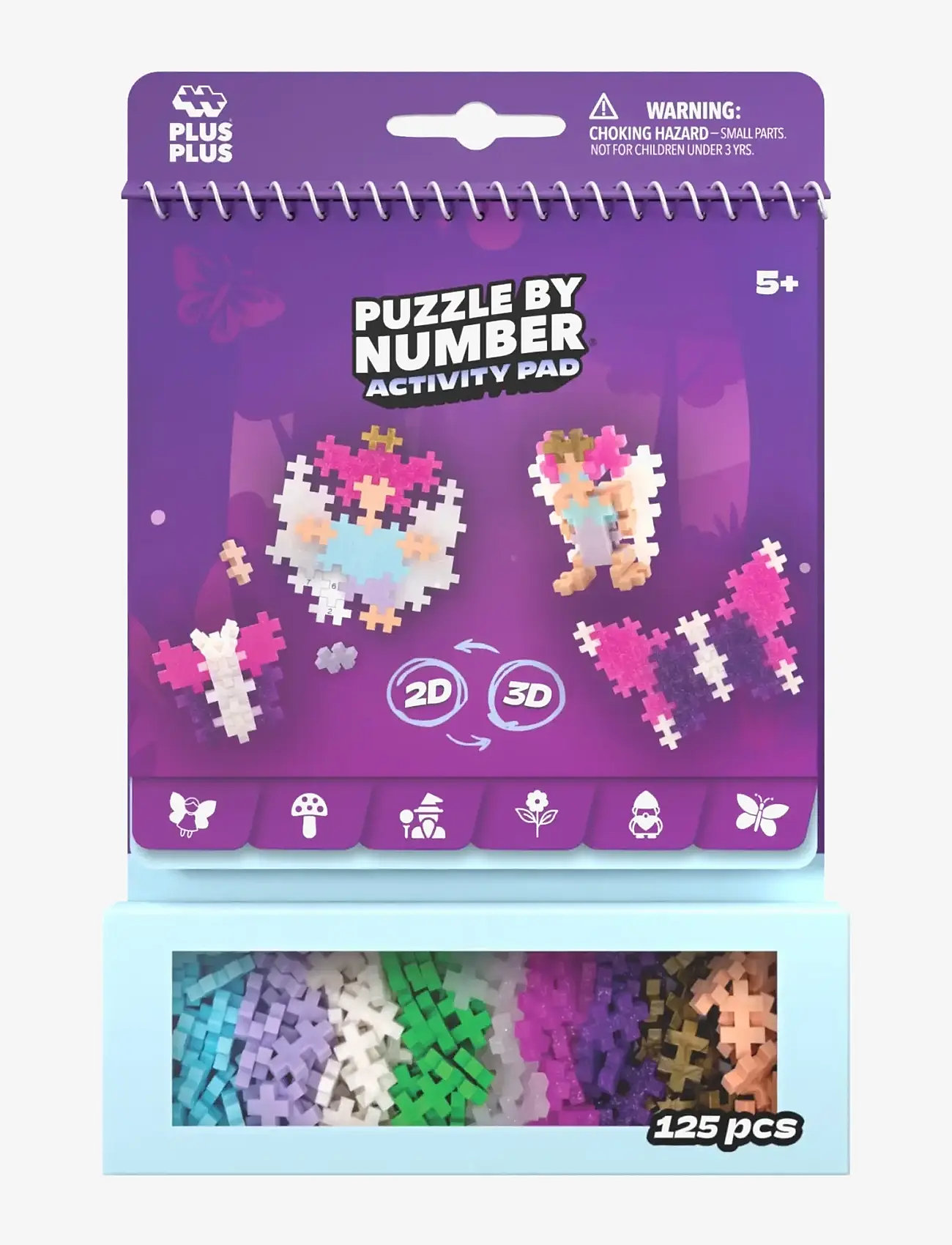 Plus-Plus - Plus-Plus Activity Pad – Enchanted forest - byggesæt - mix - 4