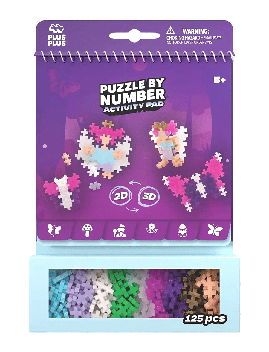 Plus-Plus - Plus-Plus Activity Pad – Enchanted forest - byggsatser - mix - 4