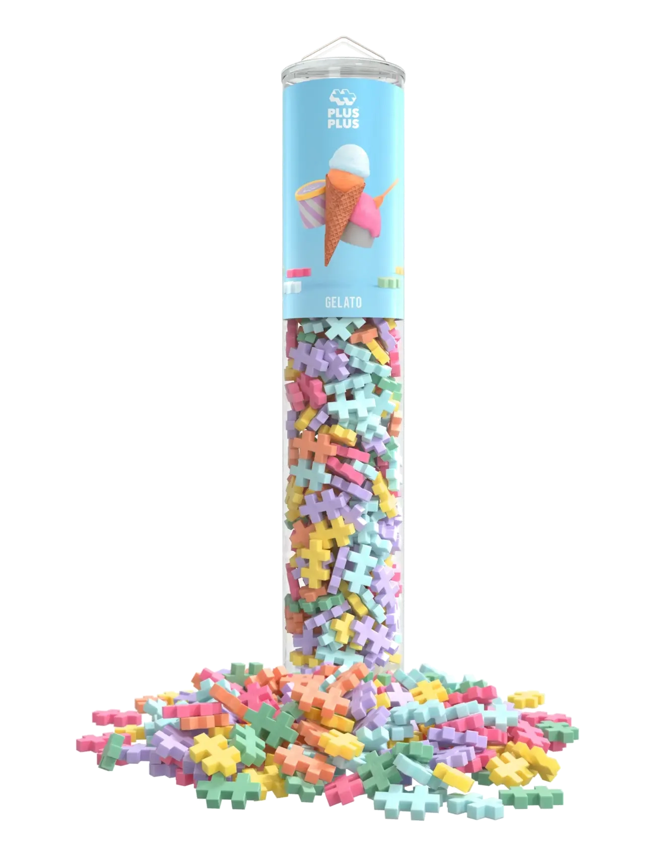 Plus-Plus Plus-Plus Gelato mix / 240 pcs Tube - Leksaker - MIX / multi