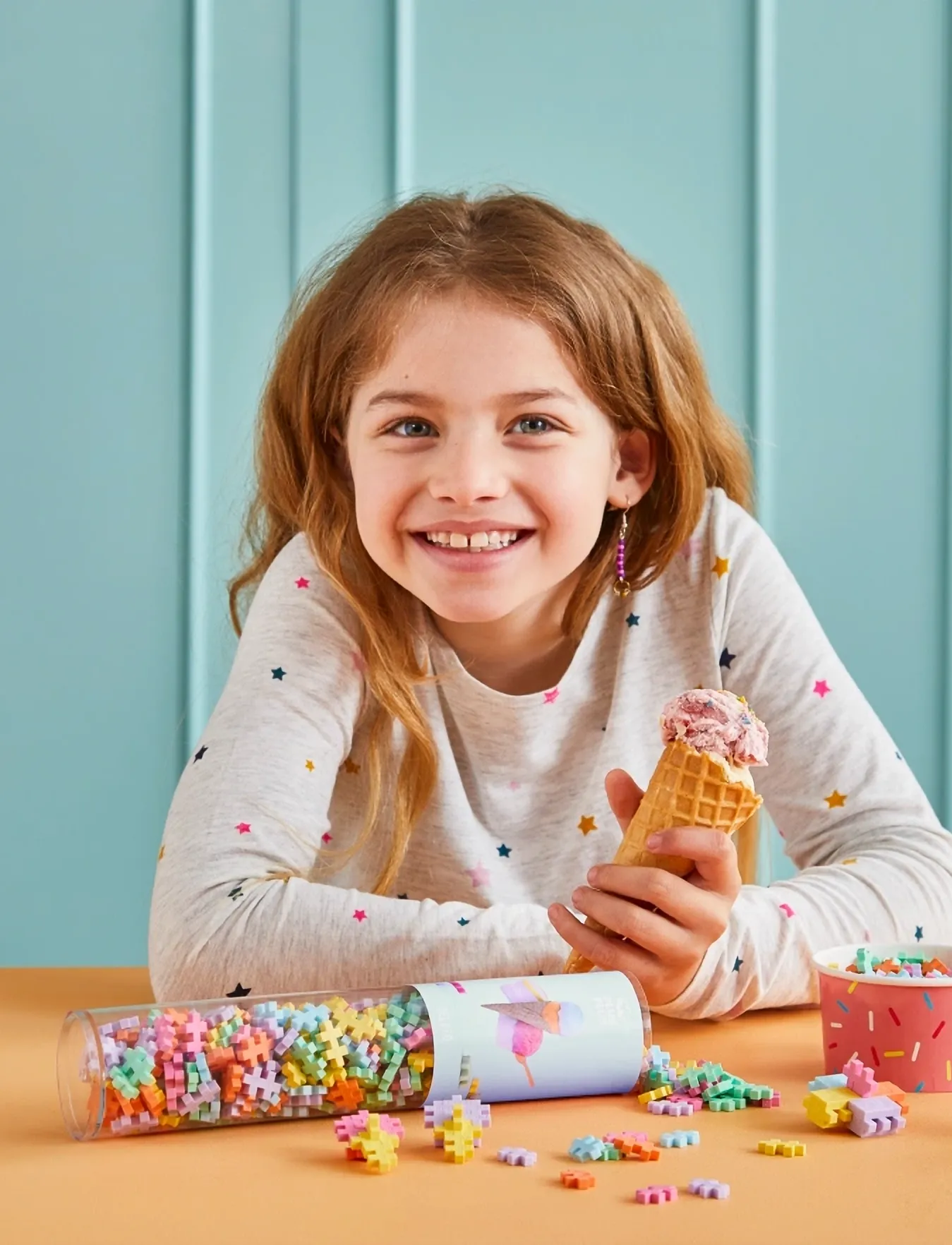 Plus-Plus Plus-Plus Gelato Mix / 240 Pcs Tube, One Size, Multi/patterned, Byggesæt Og -Klodser > Byggesæt, Børn