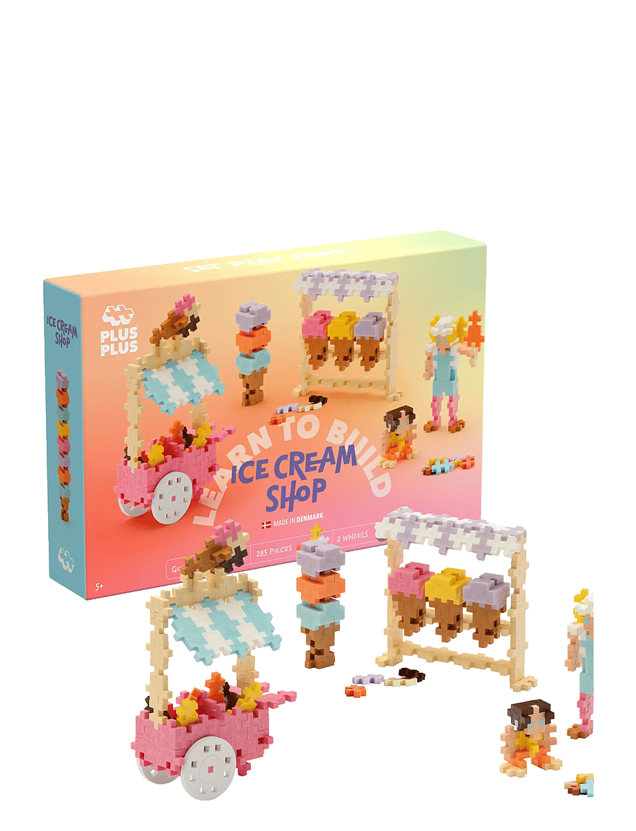 Plus-Plus - Plus-Plus Learn to Build Ice Cream Shop - bausteine - mix - 1