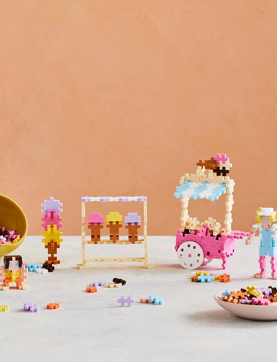 Plus-Plus - Plus-Plus Learn to Build Ice Cream Shop - bausteine - mix - 0