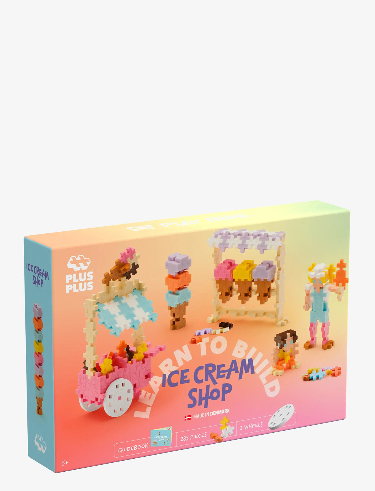 Plus-Plus - Plus-Plus Learn to Build Ice Cream Shop - byggeklodser - mix - 3