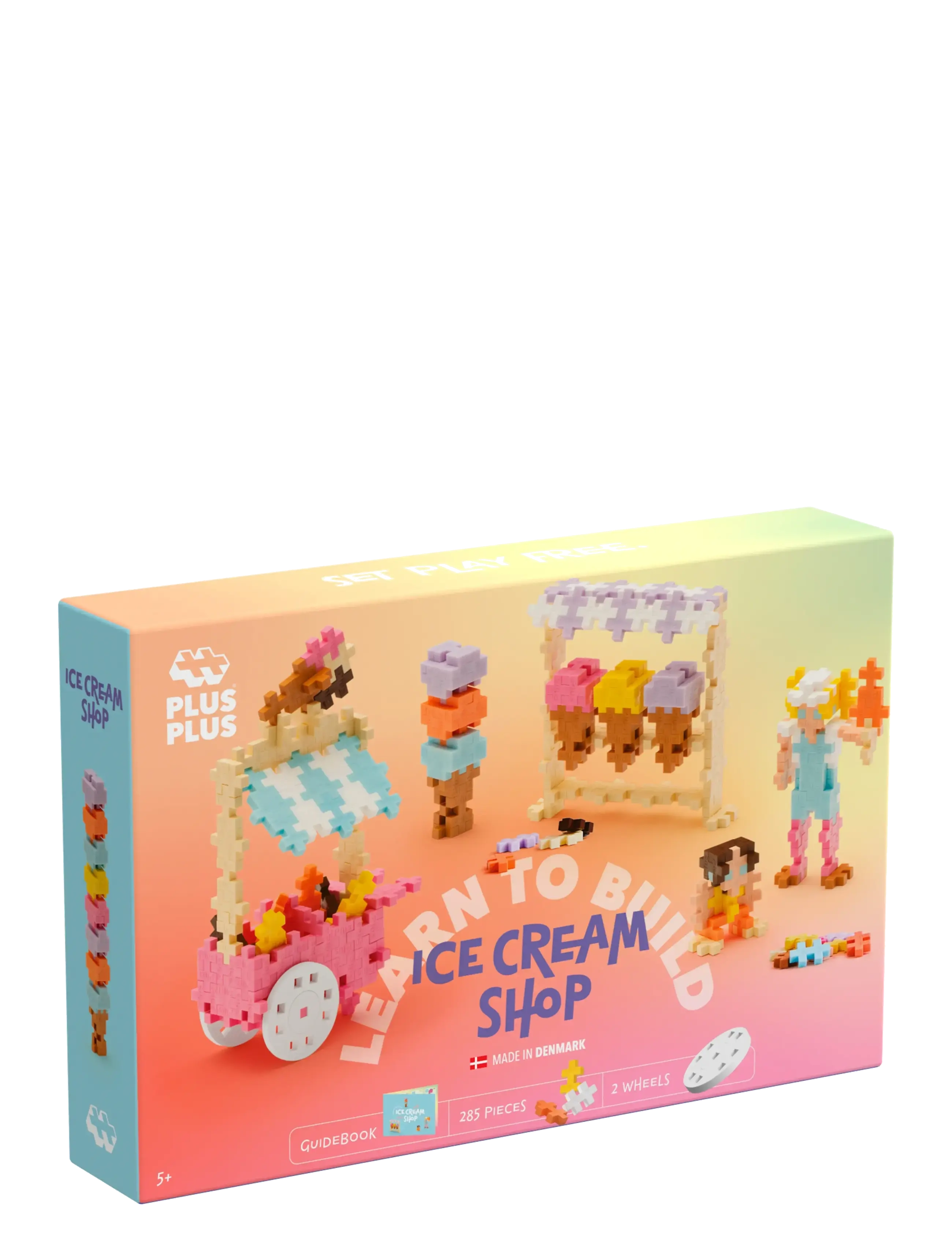 Plus-Plus - Plus-Plus Learn to Build Ice Cream Shop - byggeklodser - mix - 3