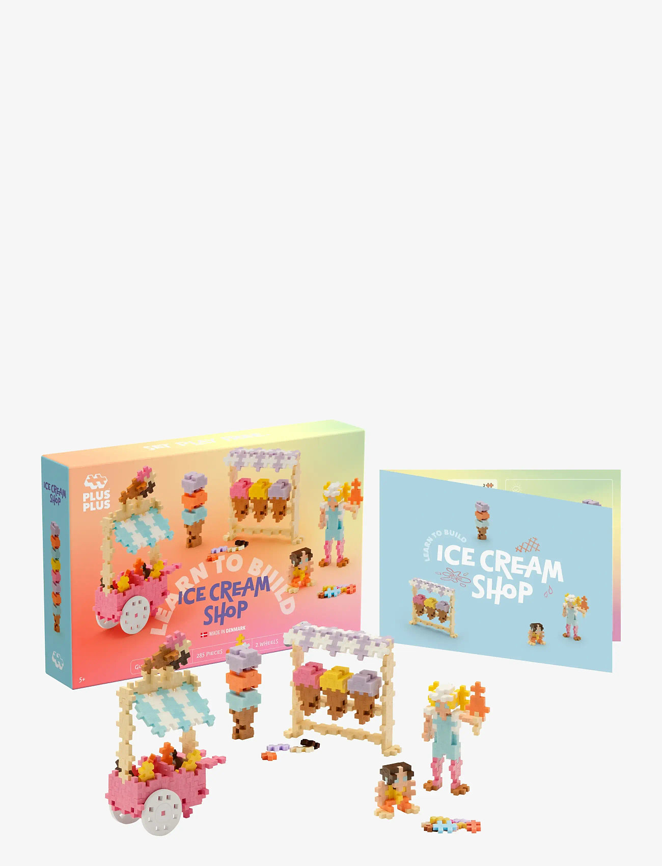 Plus-Plus - Plus-Plus Learn to Build Ice Cream Shop - byggeklodser - mix - 4