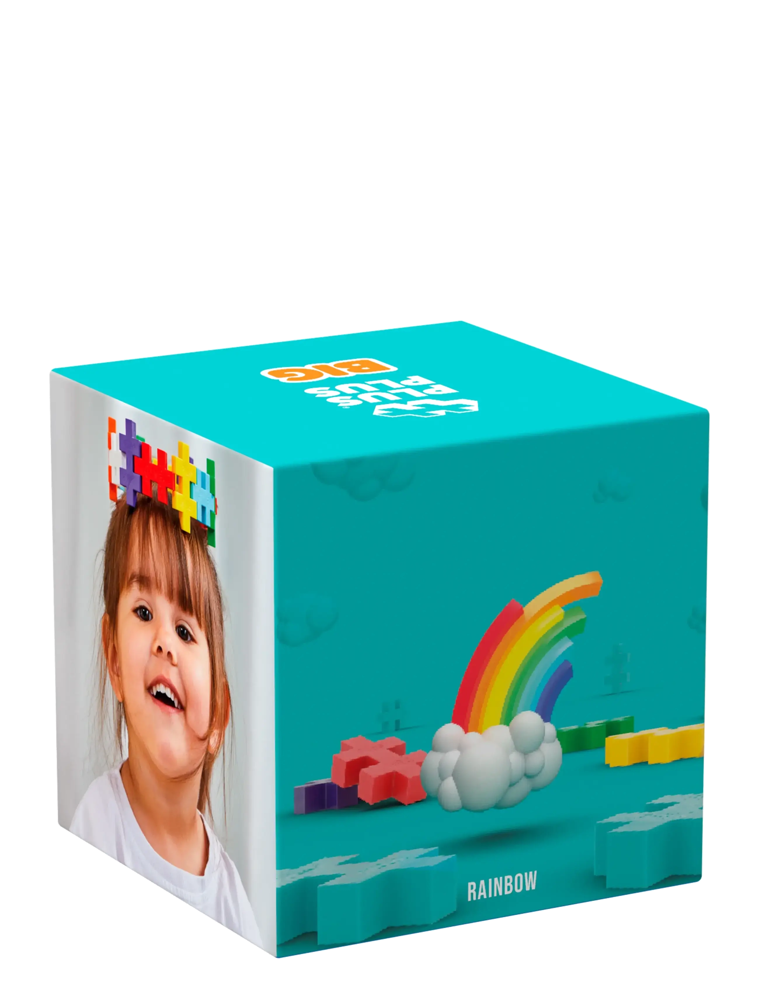 Plus-Plus - Plus-Plus BIG Rainbow Mix / 100 pcs - kubbasett - mix - 2