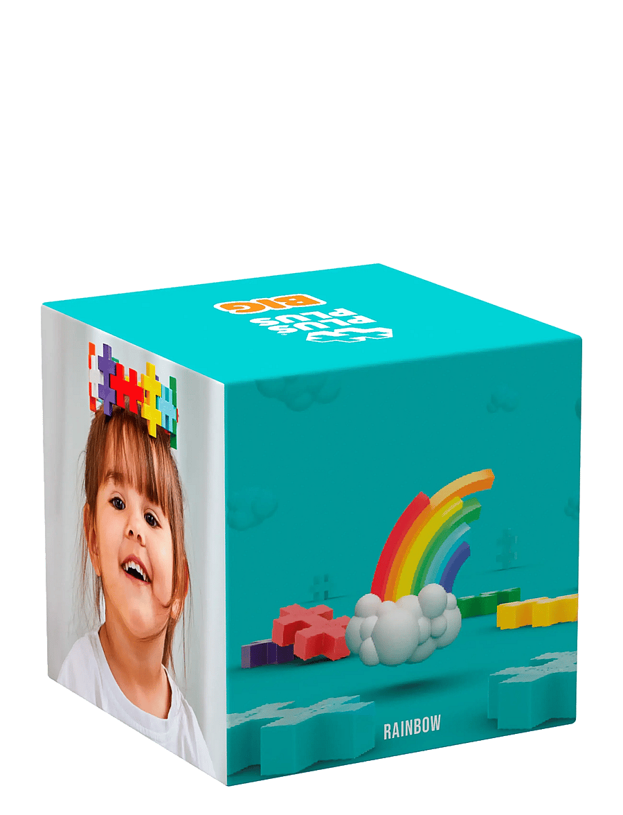 Plus-Plus - Plus-Plus BIG Rainbow Mix / 100 pcs - byggsatser - mix - 2