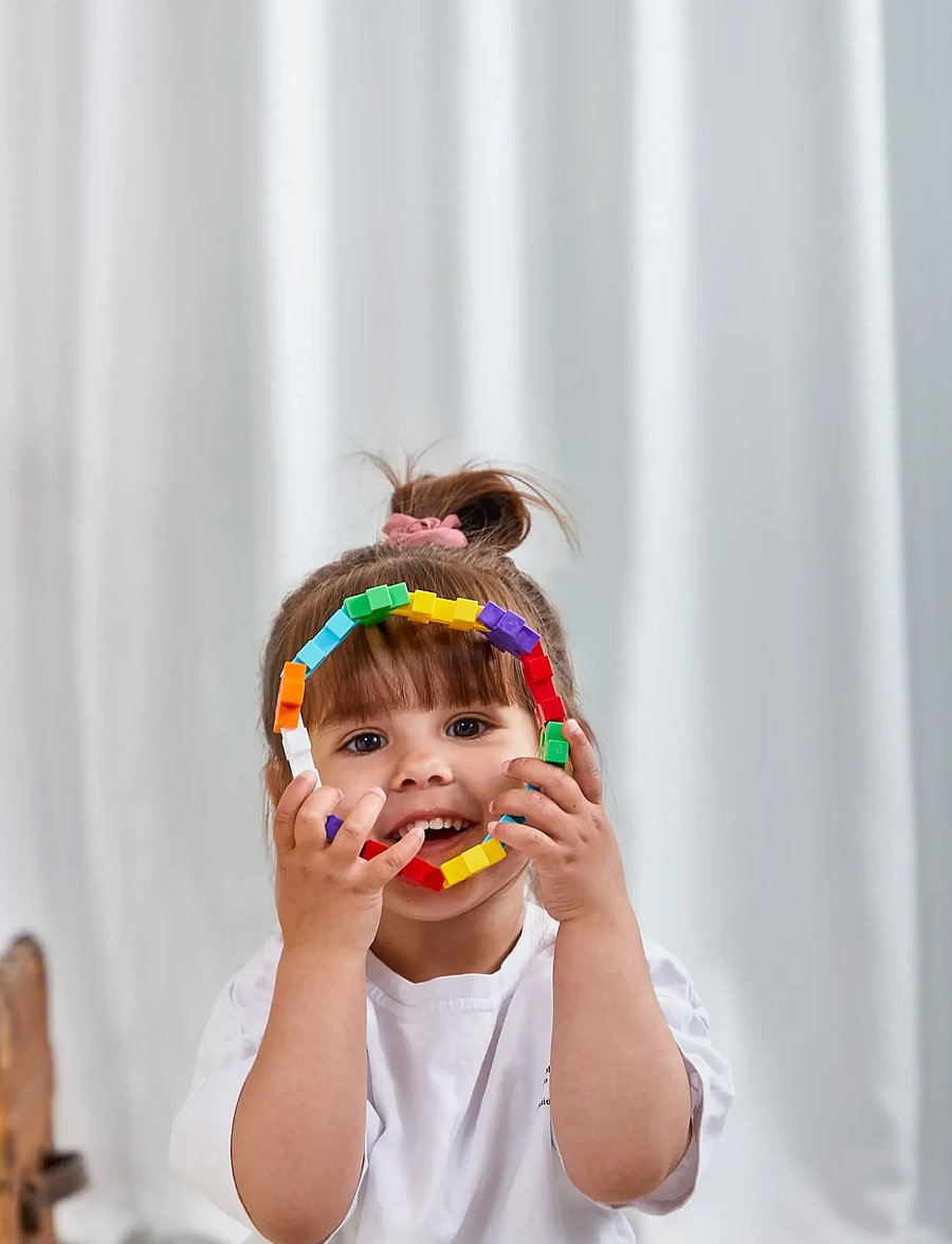 Plus-Plus - Plus-Plus BIG Rainbow Mix / 100 pcs - byggsatser - mix - 5