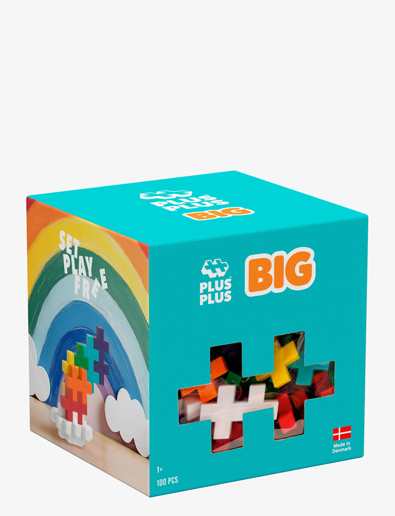 Plus-Plus - Plus-Plus BIG Rainbow Mix / 100 pcs - byggesæt - mix - 3