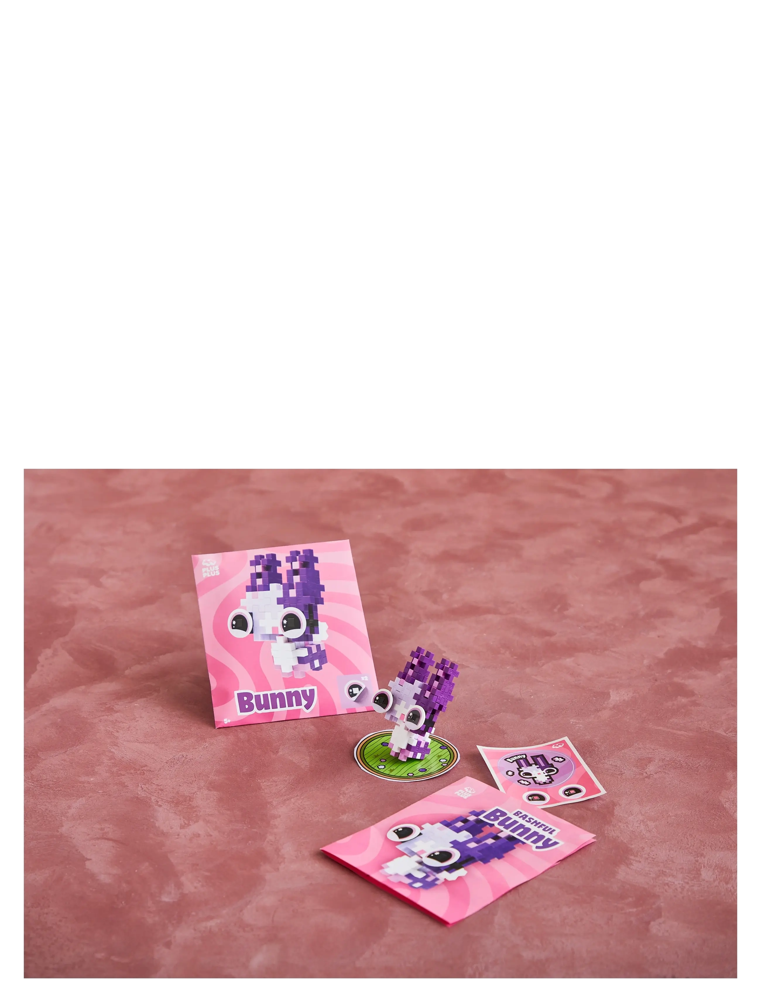 Plus-Plus Pet Packet - Bashful Bunny - Vis alt - MIX / purple