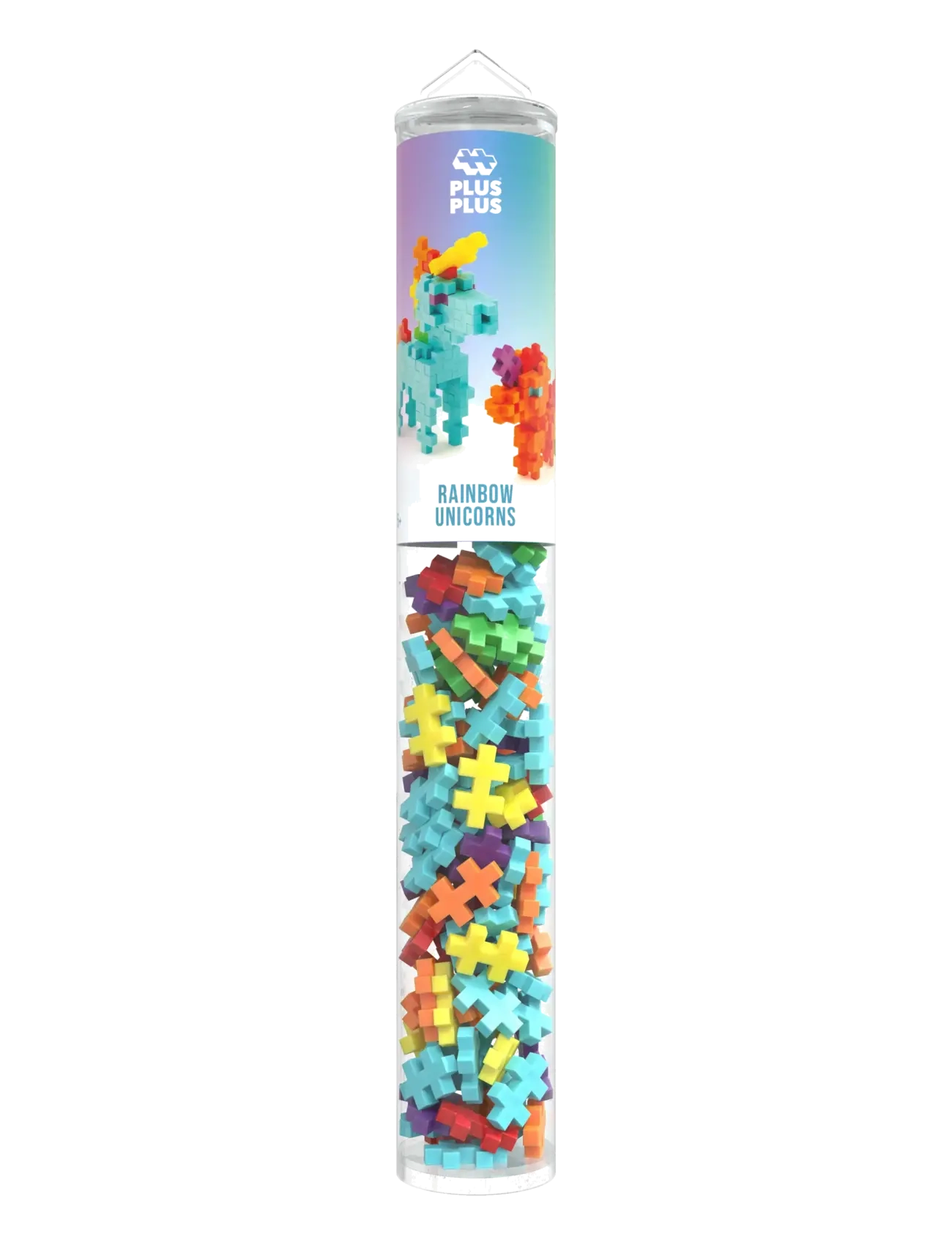 Plus-Plus - Plus-Plus Rainbow Unicorns / 100 pcs Tube - byggeklodser - mix - 2