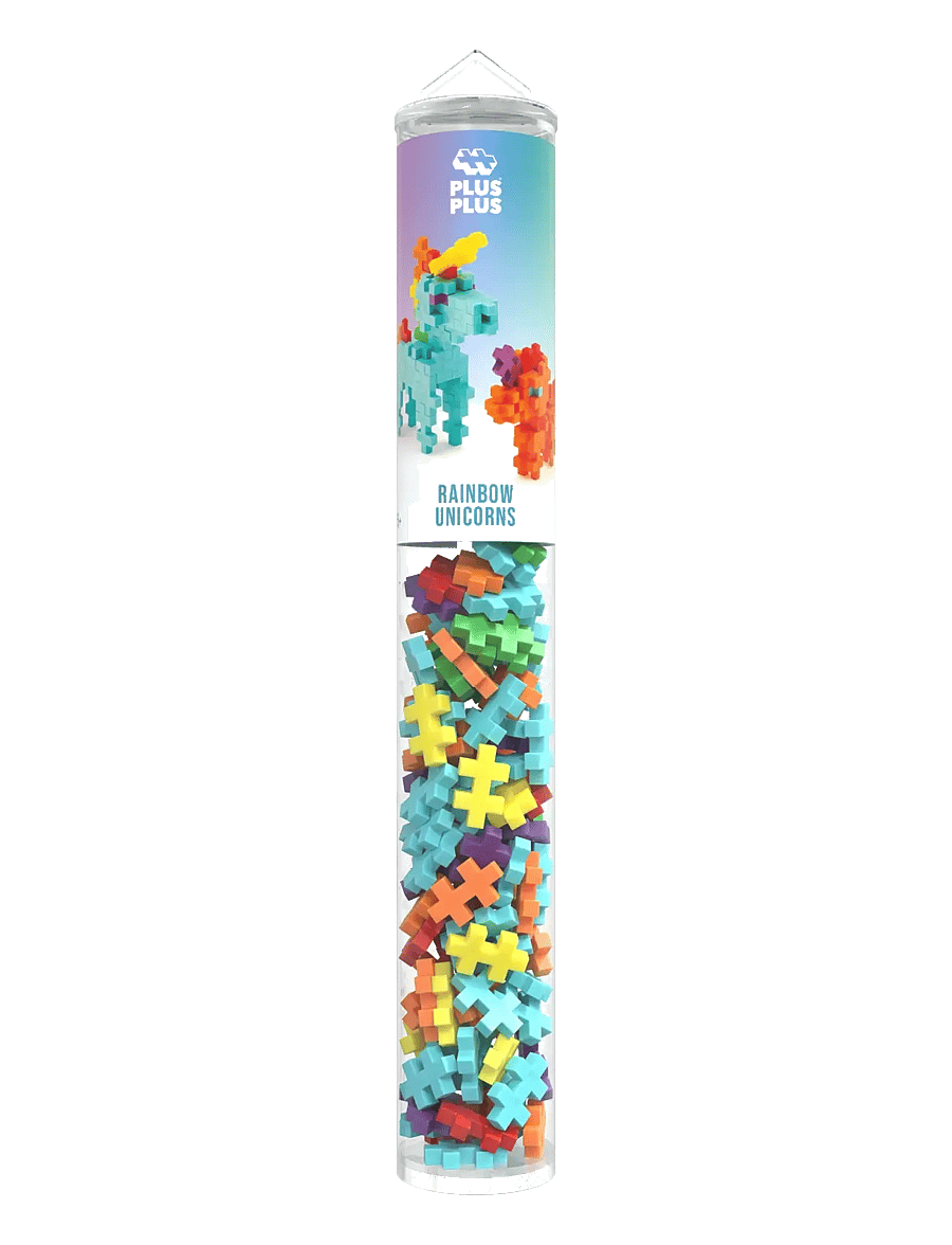 Plus-Plus - Plus-Plus Rainbow Unicorns / 100 pcs Tube - bausteine - mix - 2