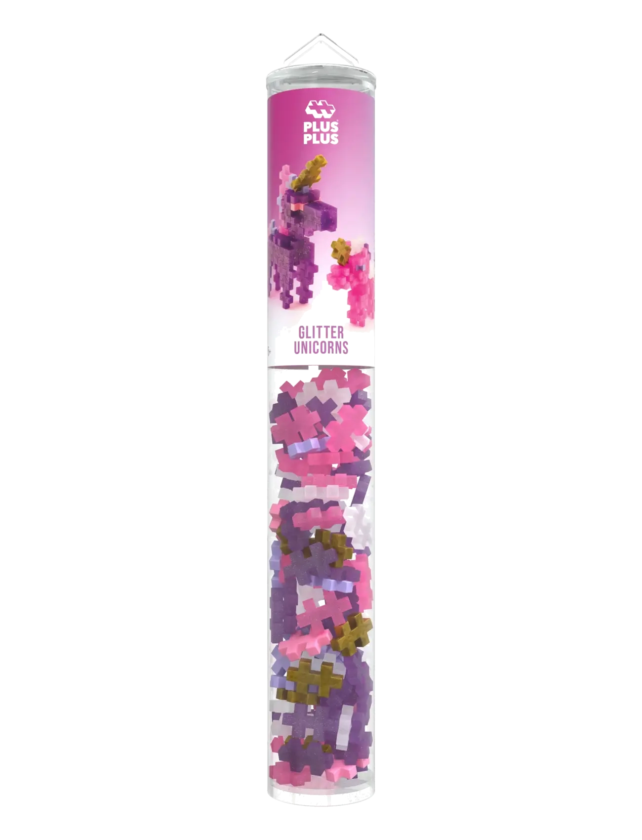 Plus-Plus - Plus-Plus Glitter Unicorns / 100 pcs Tube - byggsatser - mix - 2