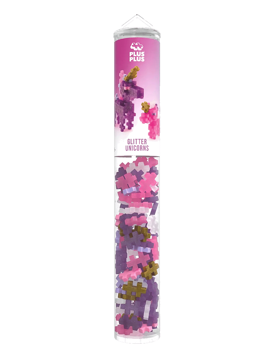 Plus-Plus - Plus-Plus Glitter Unicorns / 100 pcs Tube - baukästen - mix - 2