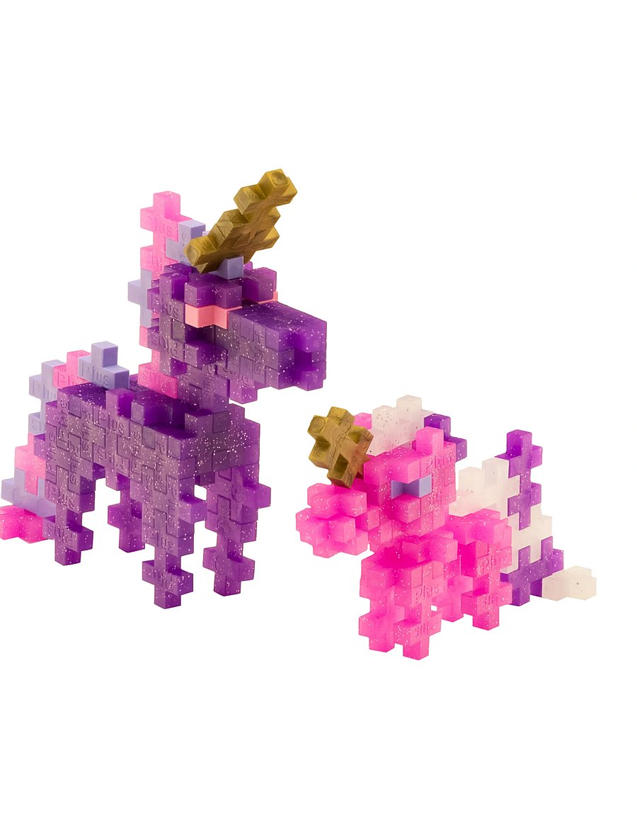 Plus-Plus - Plus-Plus Glitter Unicorns / 100 pcs Tube - baukästen - mix - 3