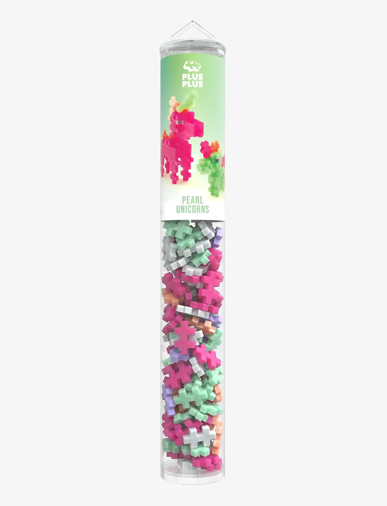Plus-Plus - Plus-Plus Pearl Unicorns / 100 pcs Tube - rakennussetit - mix - 2