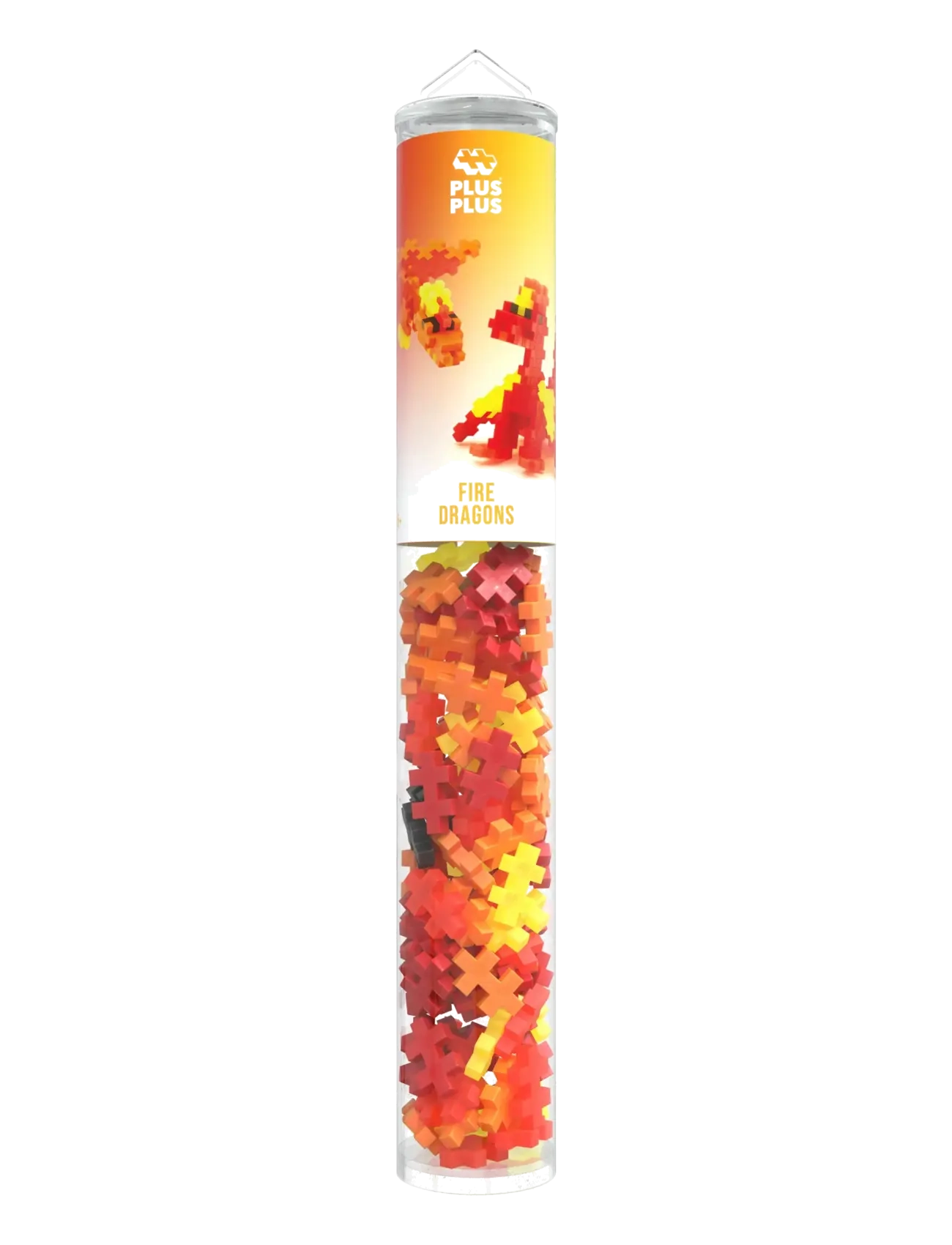 Plus-Plus - Plus-Plus Fire Dragons / 100 pcs Tube - byggesett - mix - 1