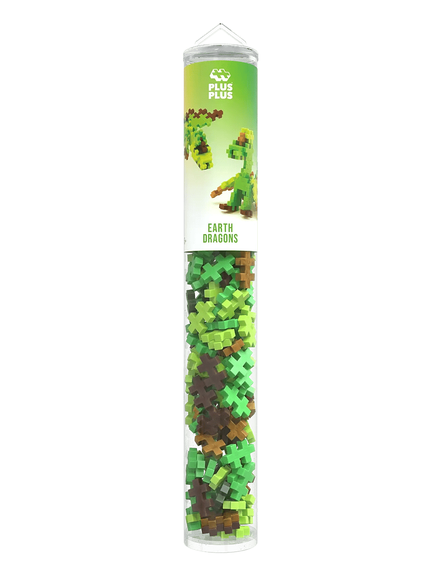 Plus-Plus - Plus-Plus Earth Dragons / 100 pcs Tube - baukästen - mix - 2