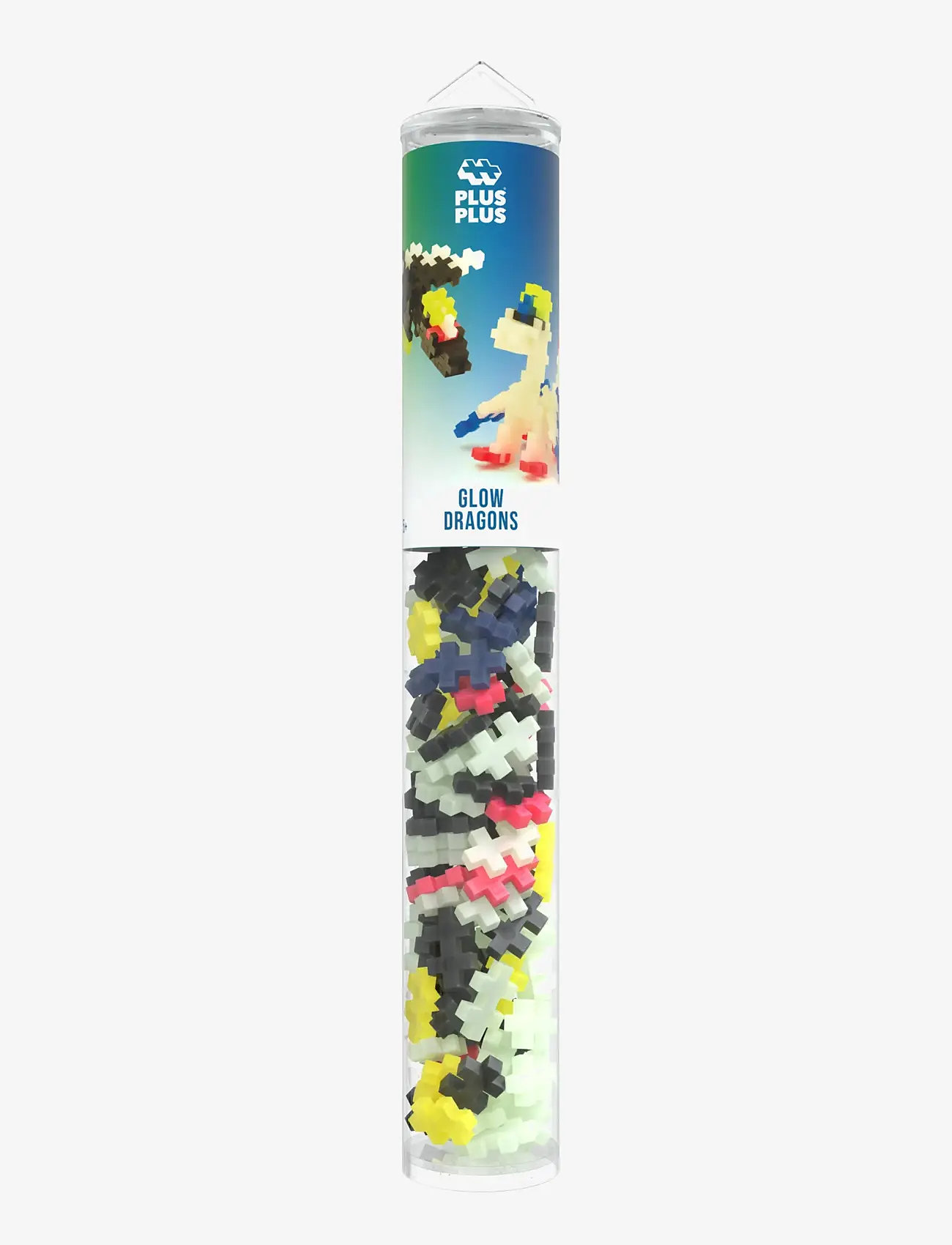 Plus-Plus - Plus-Plus Glow Dragons / 100 pcs Tube - building sets - mix - 1