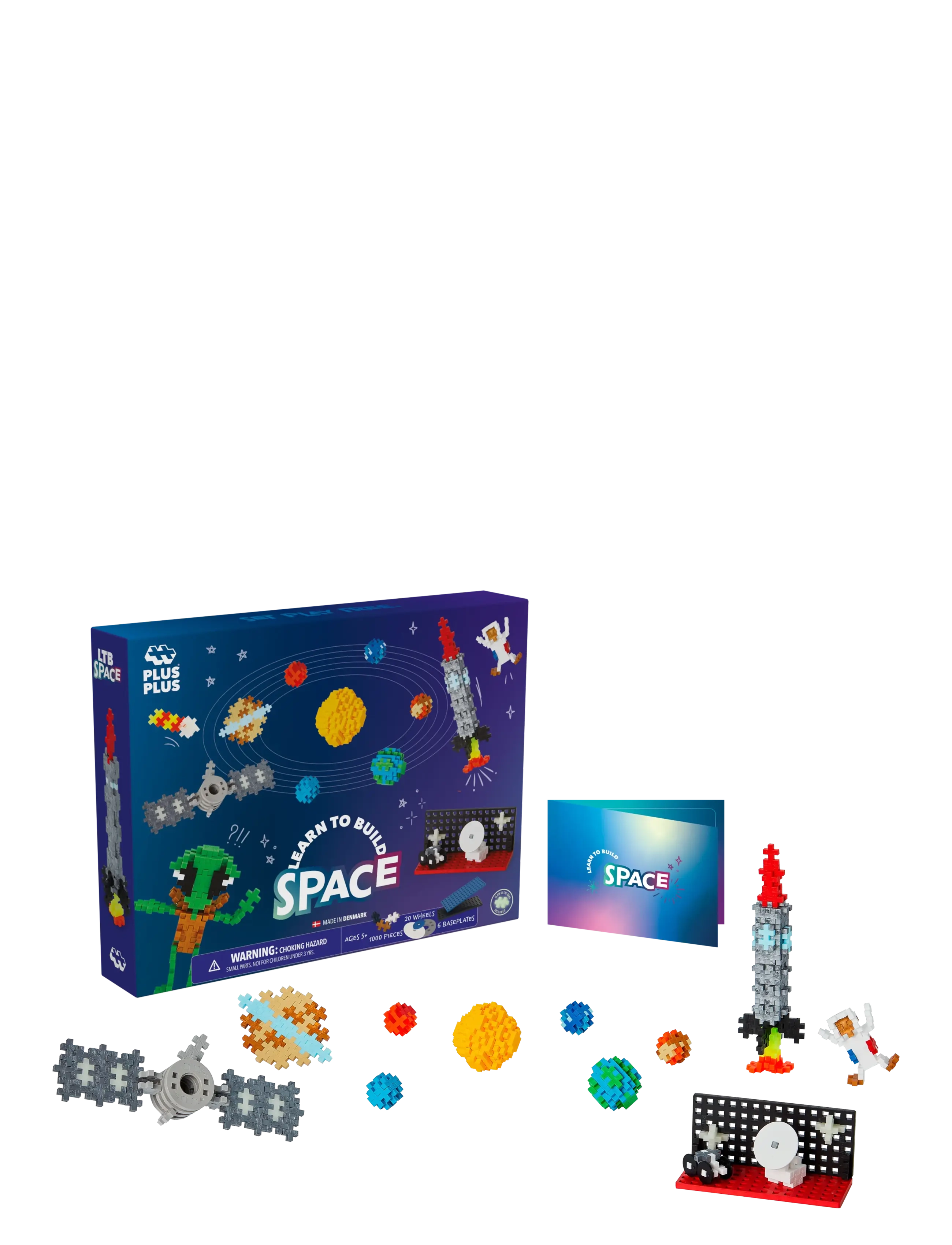 Plus-Plus Learn To Build Space Super Set, Børn, Building Sæt, Multi/mønstret, Str: ONE SIZE