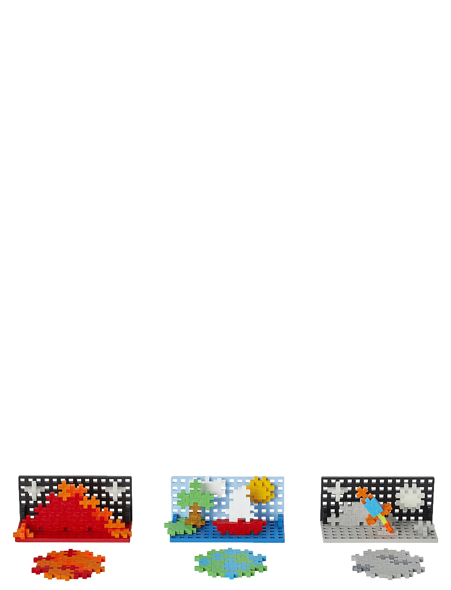 Plus-Plus - Plus-Plus Learn to build Space Super set - mix - 4