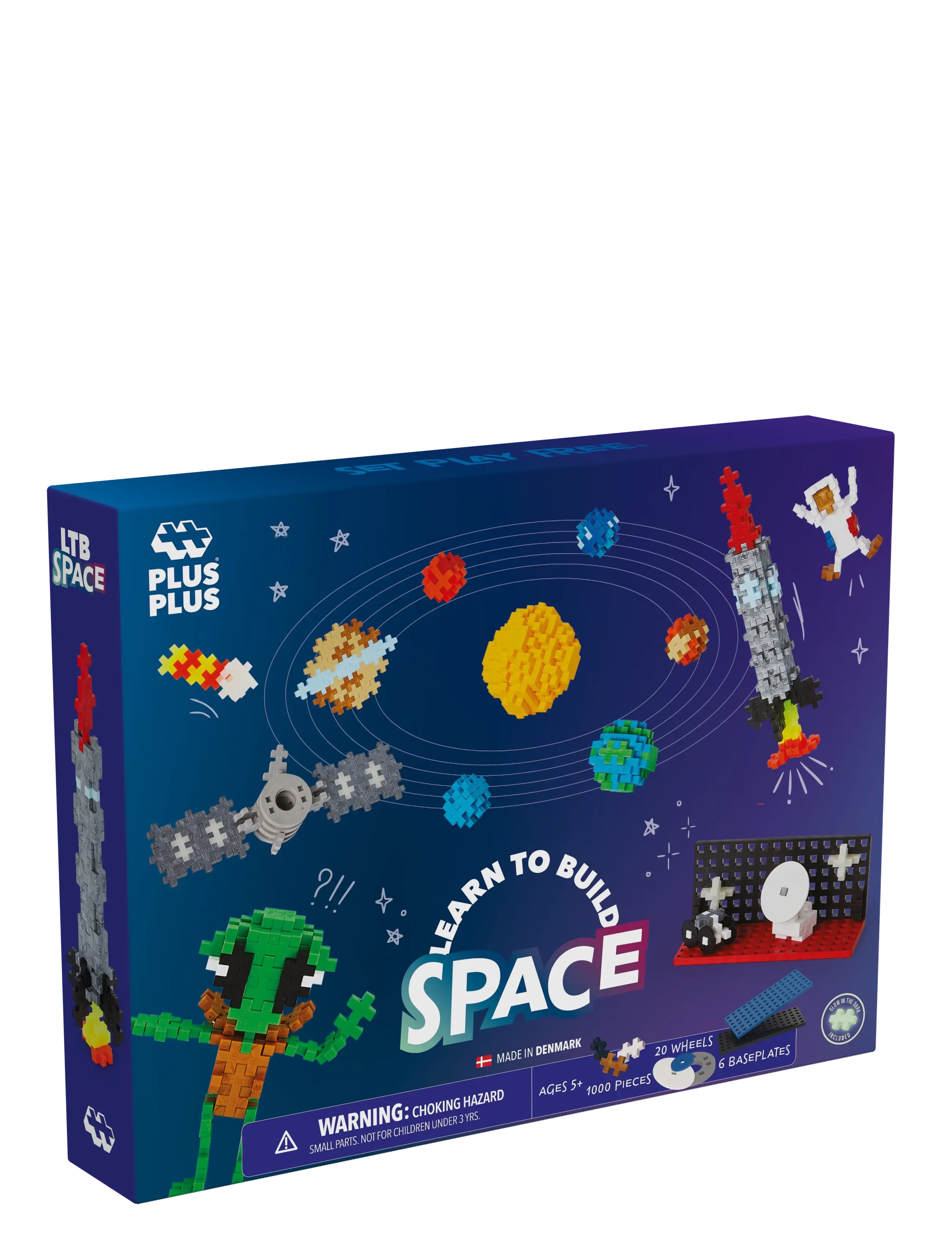 Plus-Plus - Plus-Plus Learn to build Space Super set - byggesæt - mix - 5