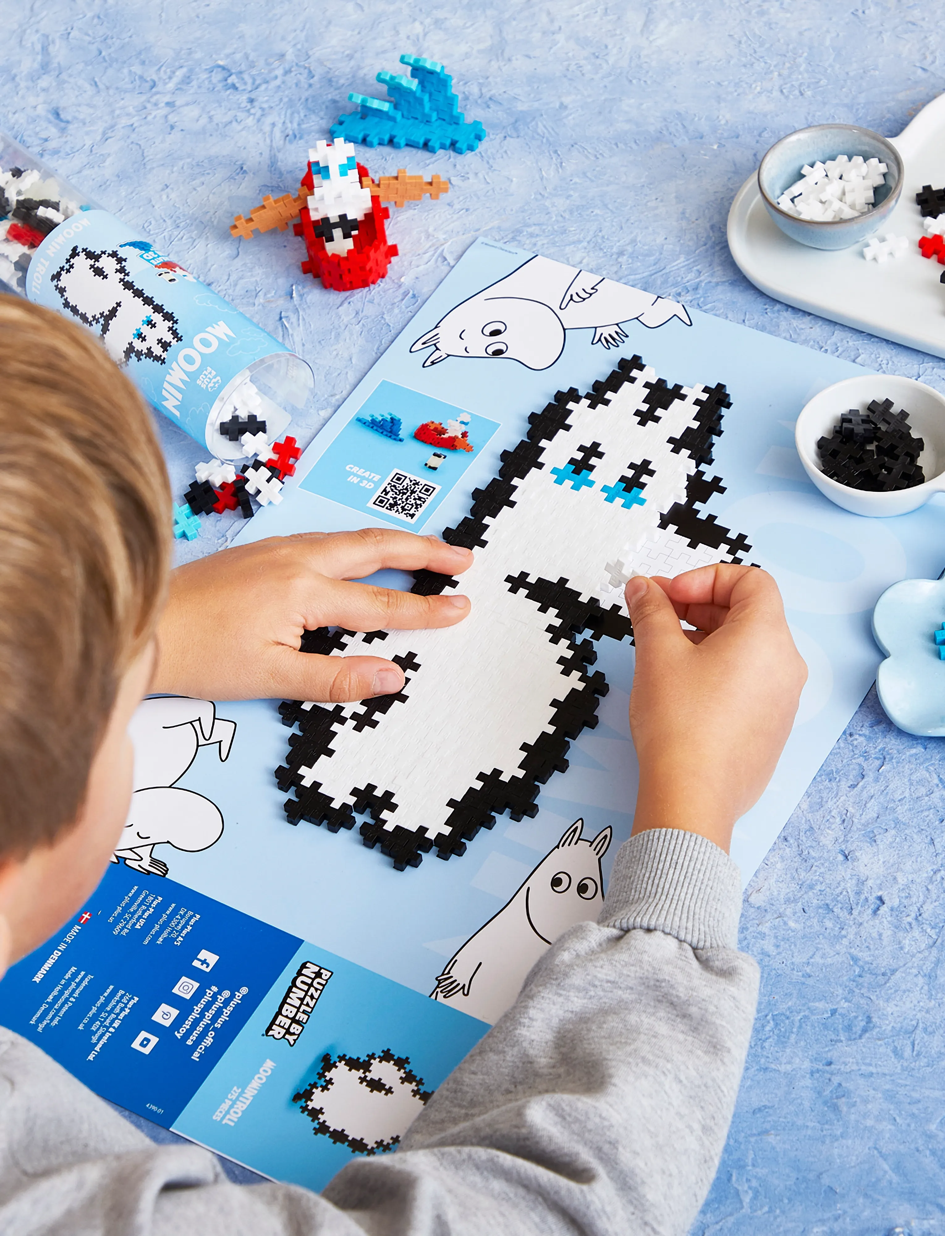 Plus-Plus - Plus-Plus Moomintroll Tube - mix - 4