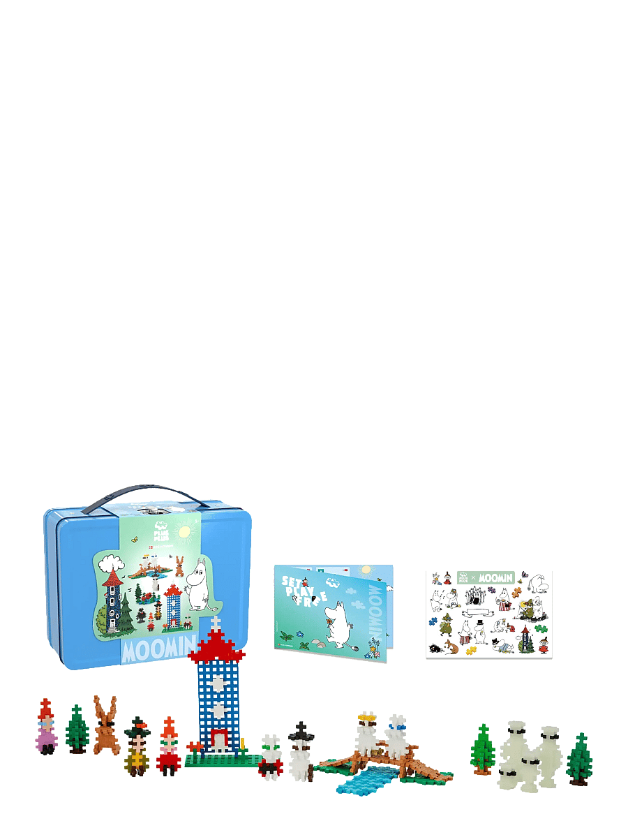 Plus-Plus - Plus-Plus Moomin Valley Tinbox Blue - baukästen - mix - 1