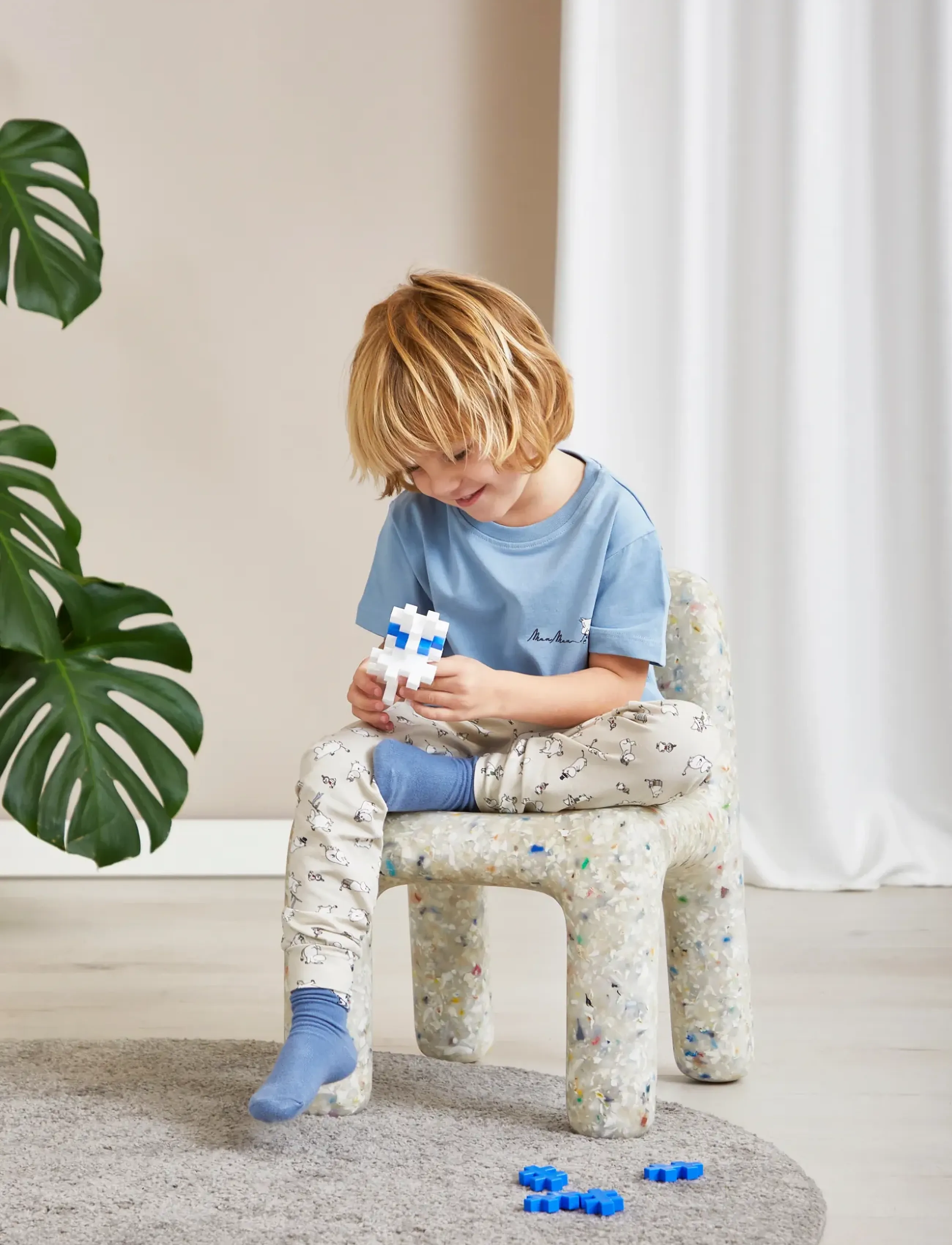 Plus-Plus Big Moomintroll Tube, Kinder,,,Mehrfarbig/gemustert Gr.ONE SIZE
