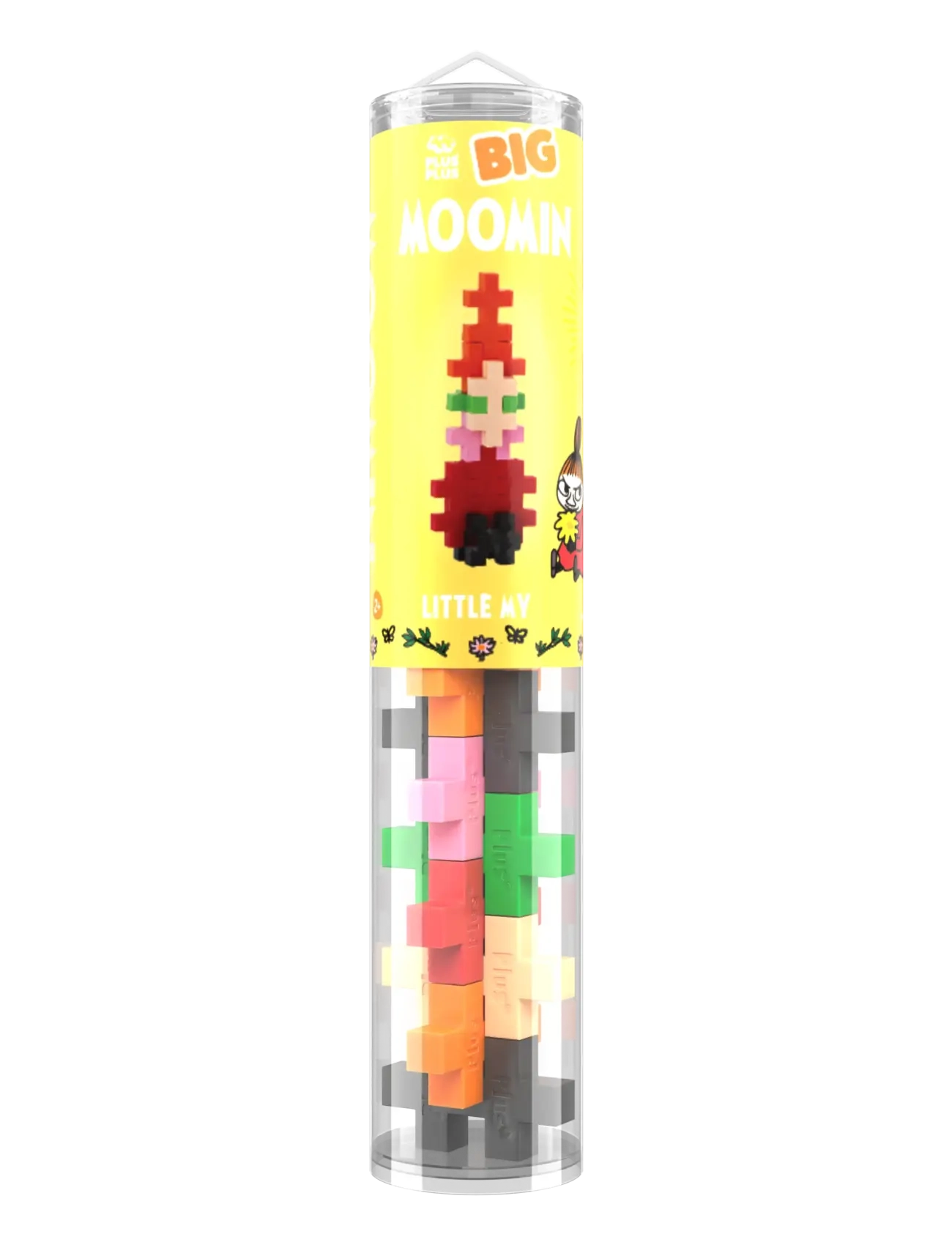 Plus-Plus Big Little My Tube, Building Sæt, Multi/mønstret, Str: ONE SIZE