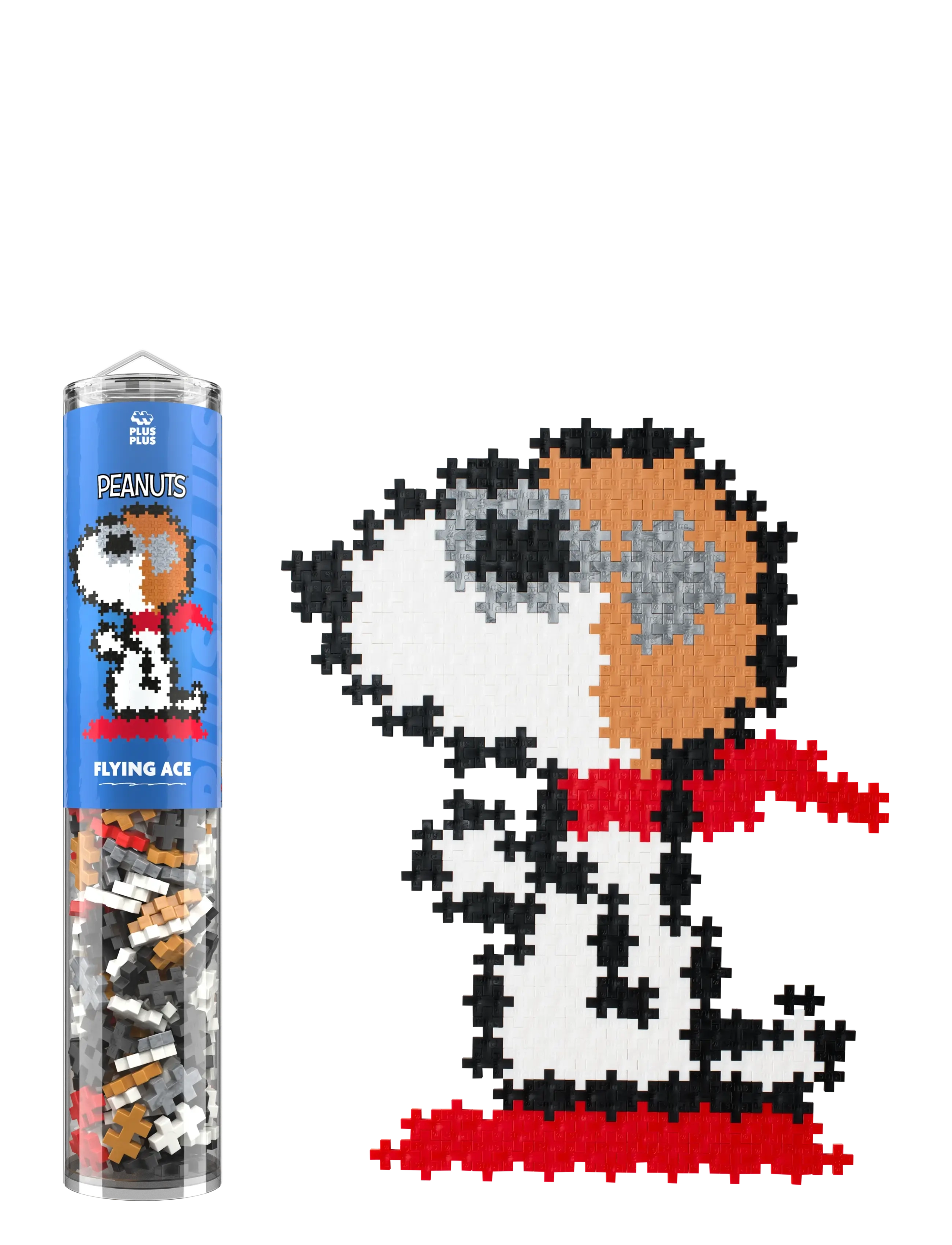 Plus-Plus Flying Ace / 275 Pcs Tube, Børn, Building Sæt, Multi/mønstret, Str: ONE SIZE