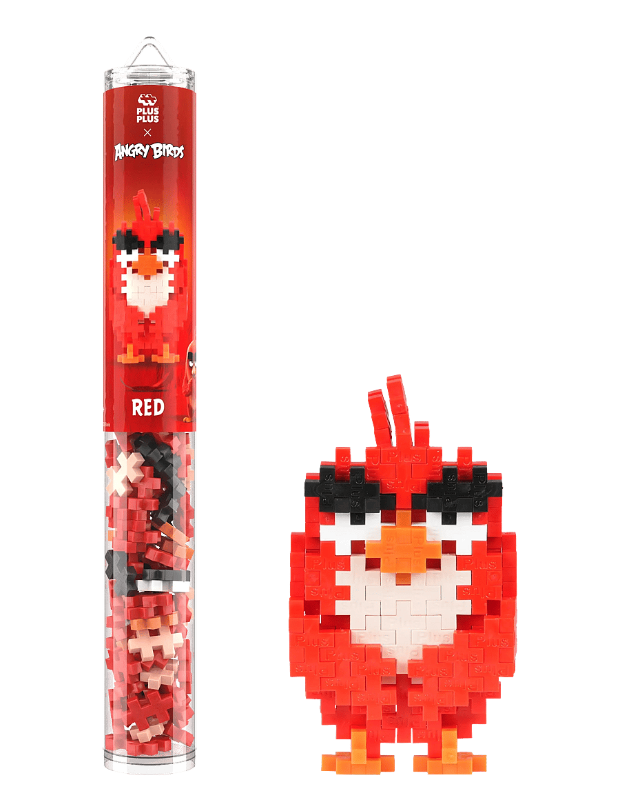 Plus-Plus - Plus-Plus Angry Birds Movie Red Tube - mix - 1