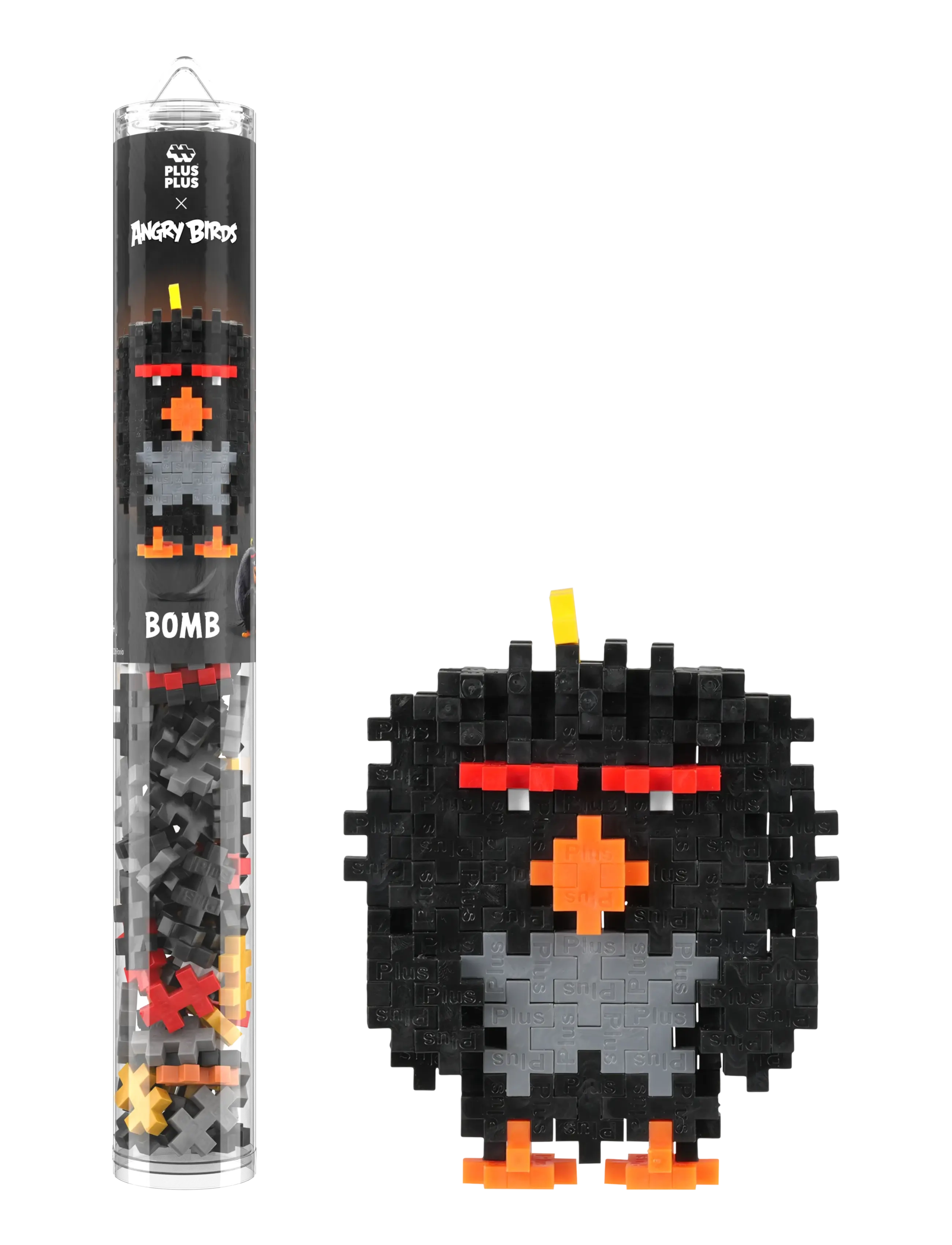 Plus-Plus Plus-Plus Angry Birds Movie Bomb Tube - Toys - MIX / black