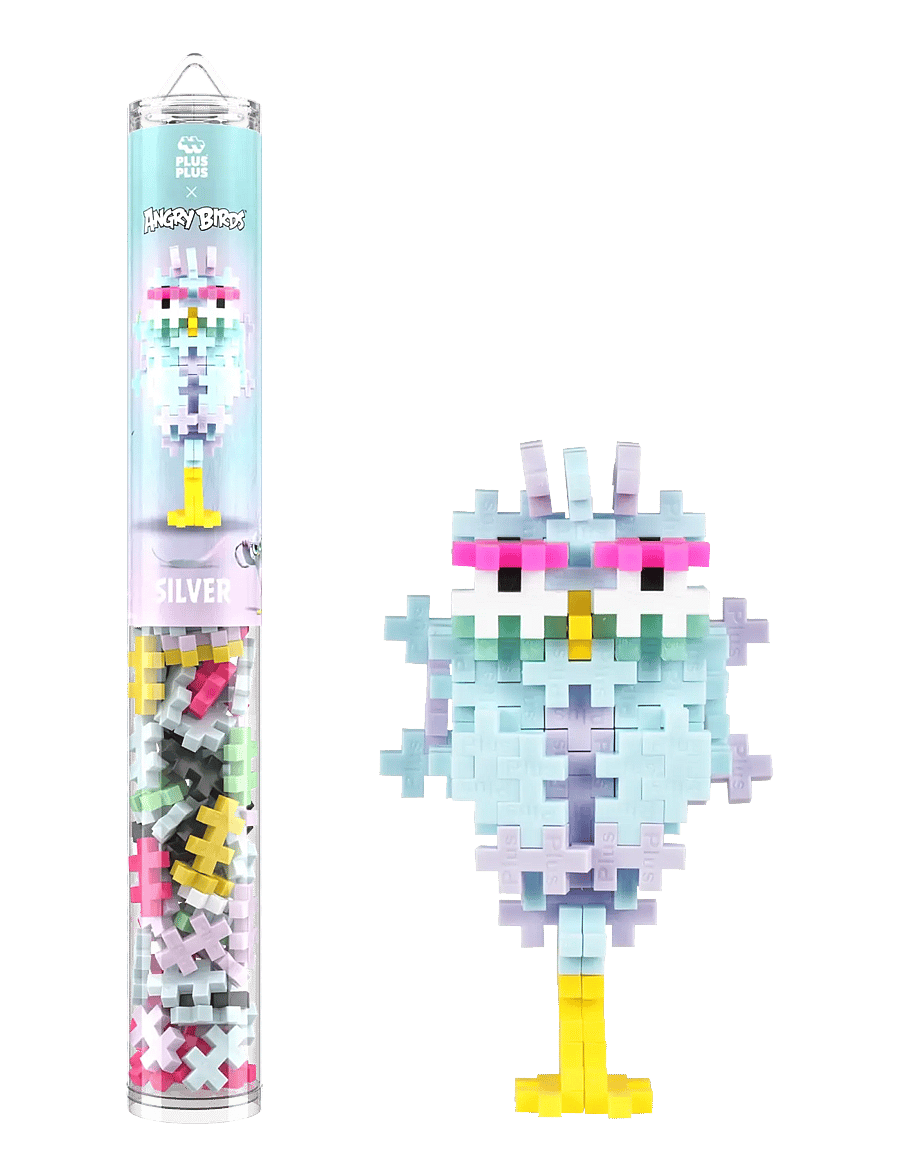 Plus-Plus - Plus-Plus Angry Birds Movie Silver Tube - mix - 1