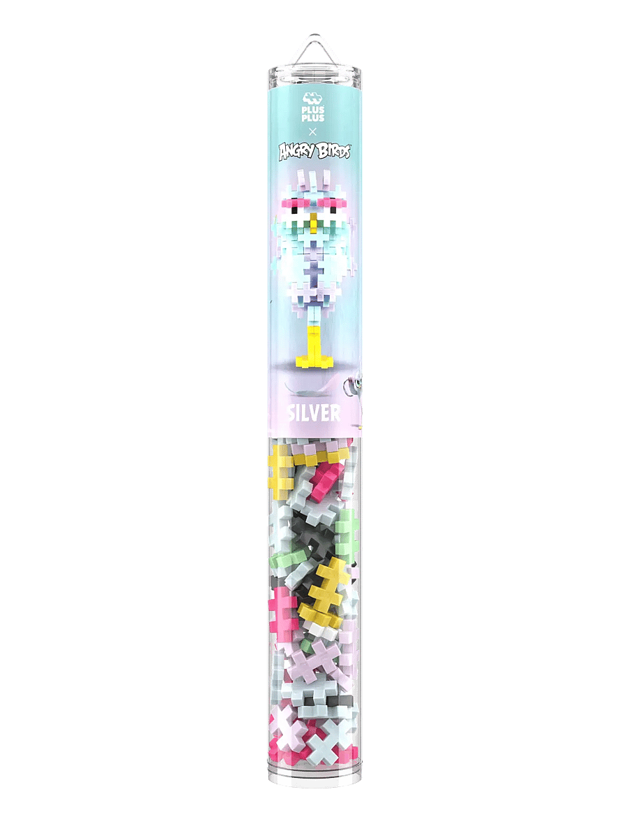 Plus-Plus - Plus-Plus Angry Birds Movie Silver Tube - mix - 2