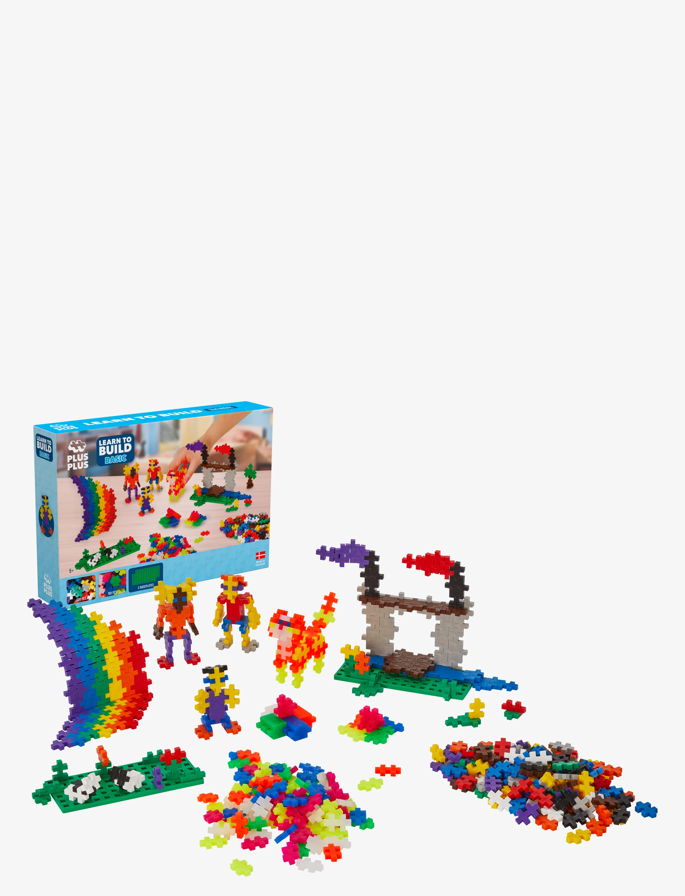 Plus-Plus - Plus-Plus Basic Learn to Build - byggesett - mix basic - 2