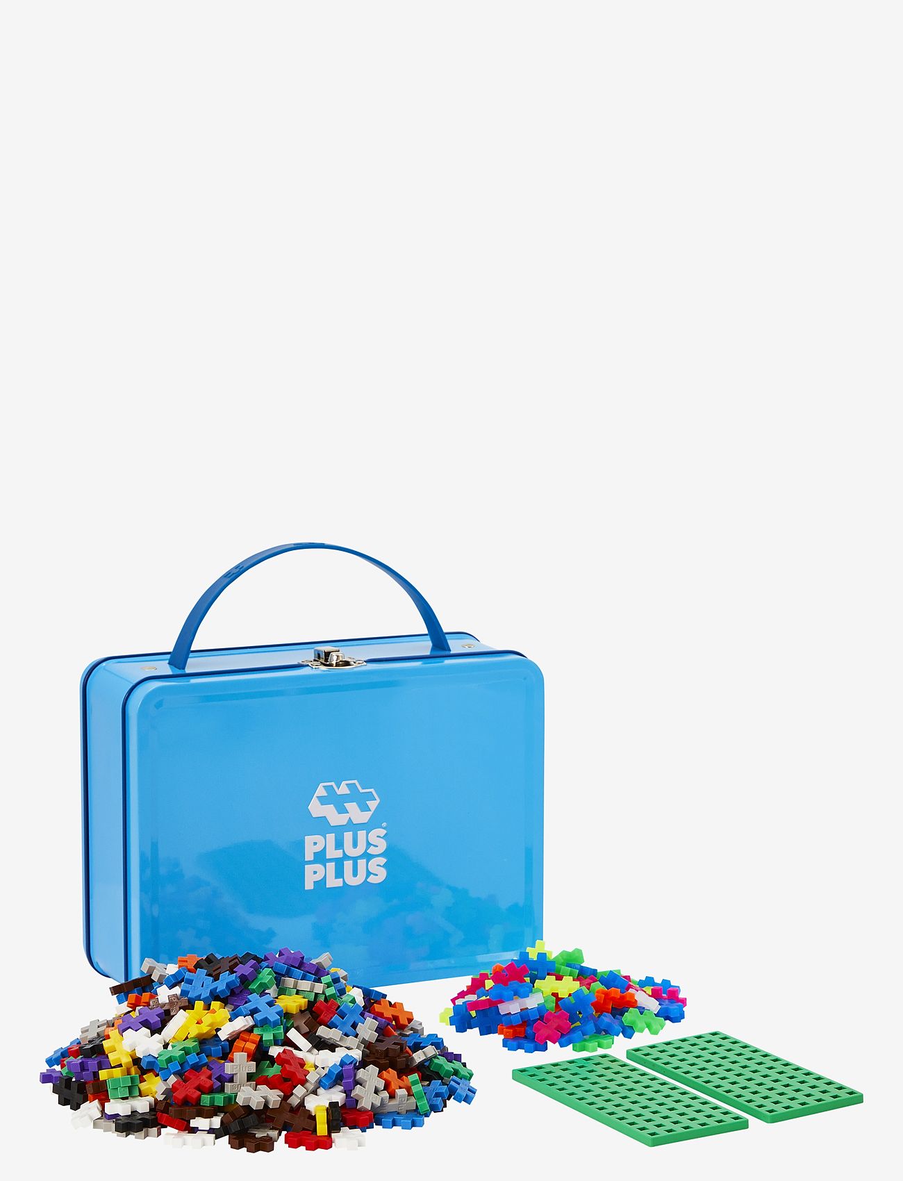 Plus-Plus - Plus-Plus Suitcase Basic Metal - byggesæt - mix basic - 0